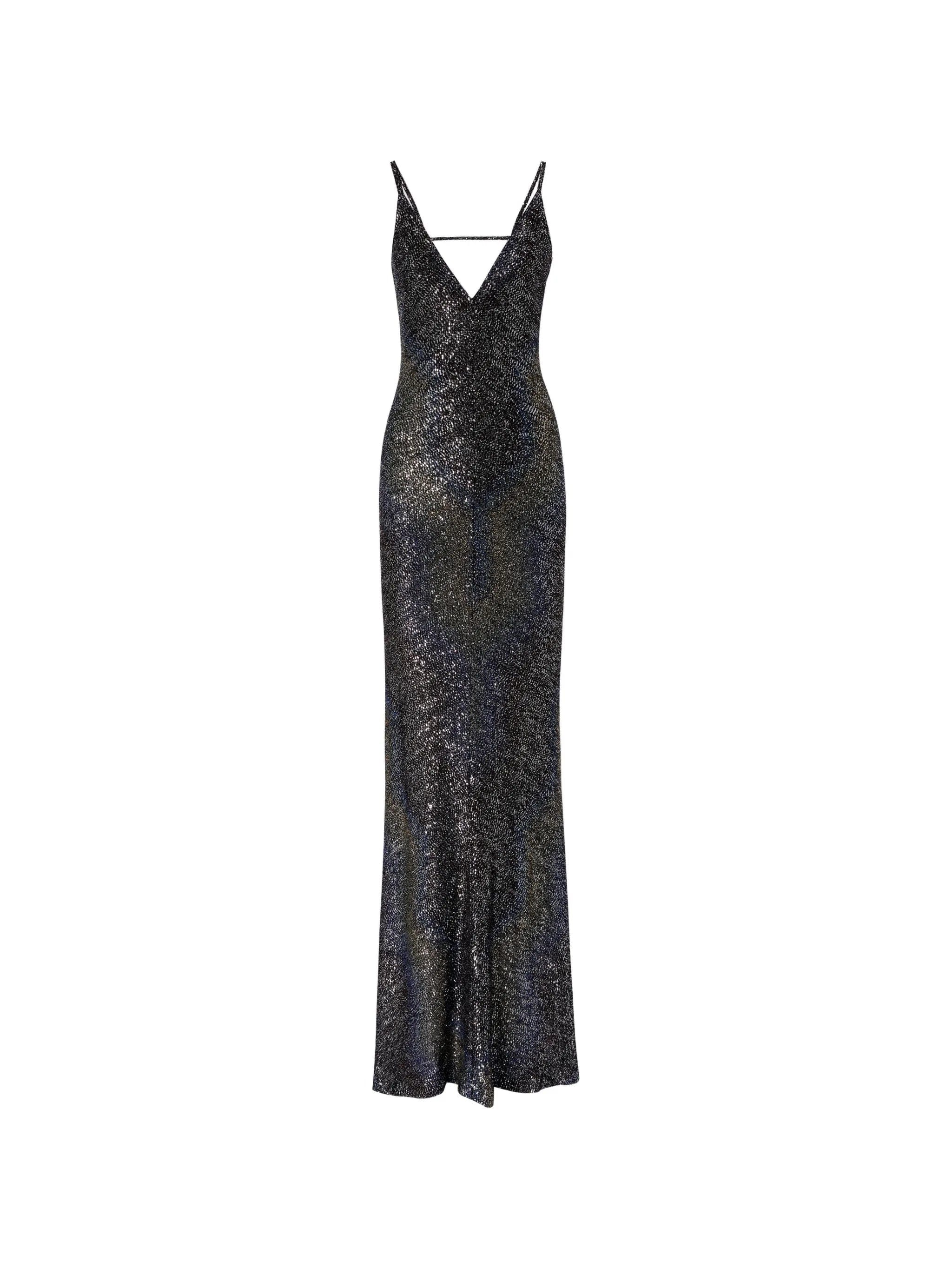 Missoni sequin-embellished chevron-knit dress