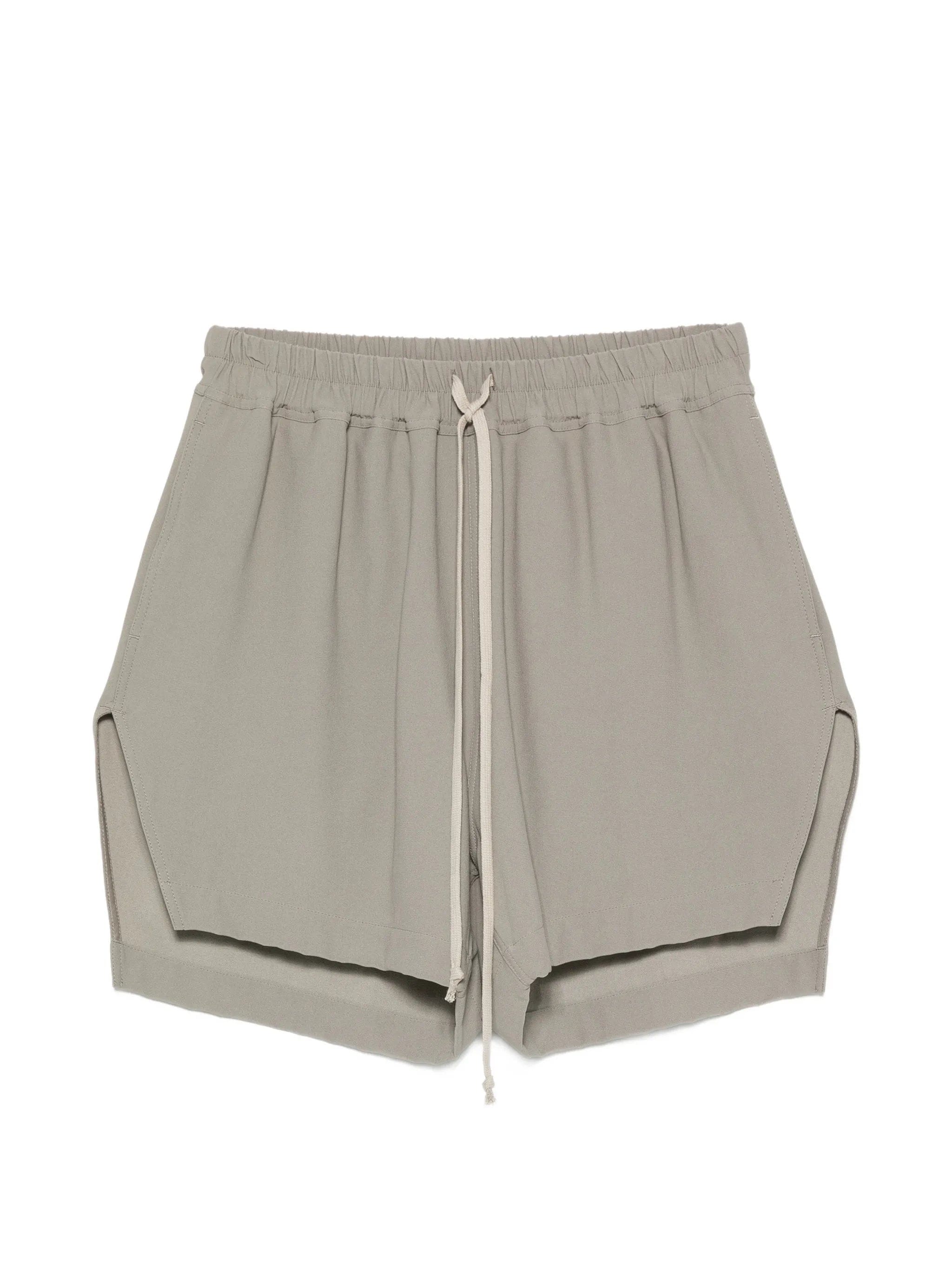 Rick Owens Boxers drawstring side-slit shorts
