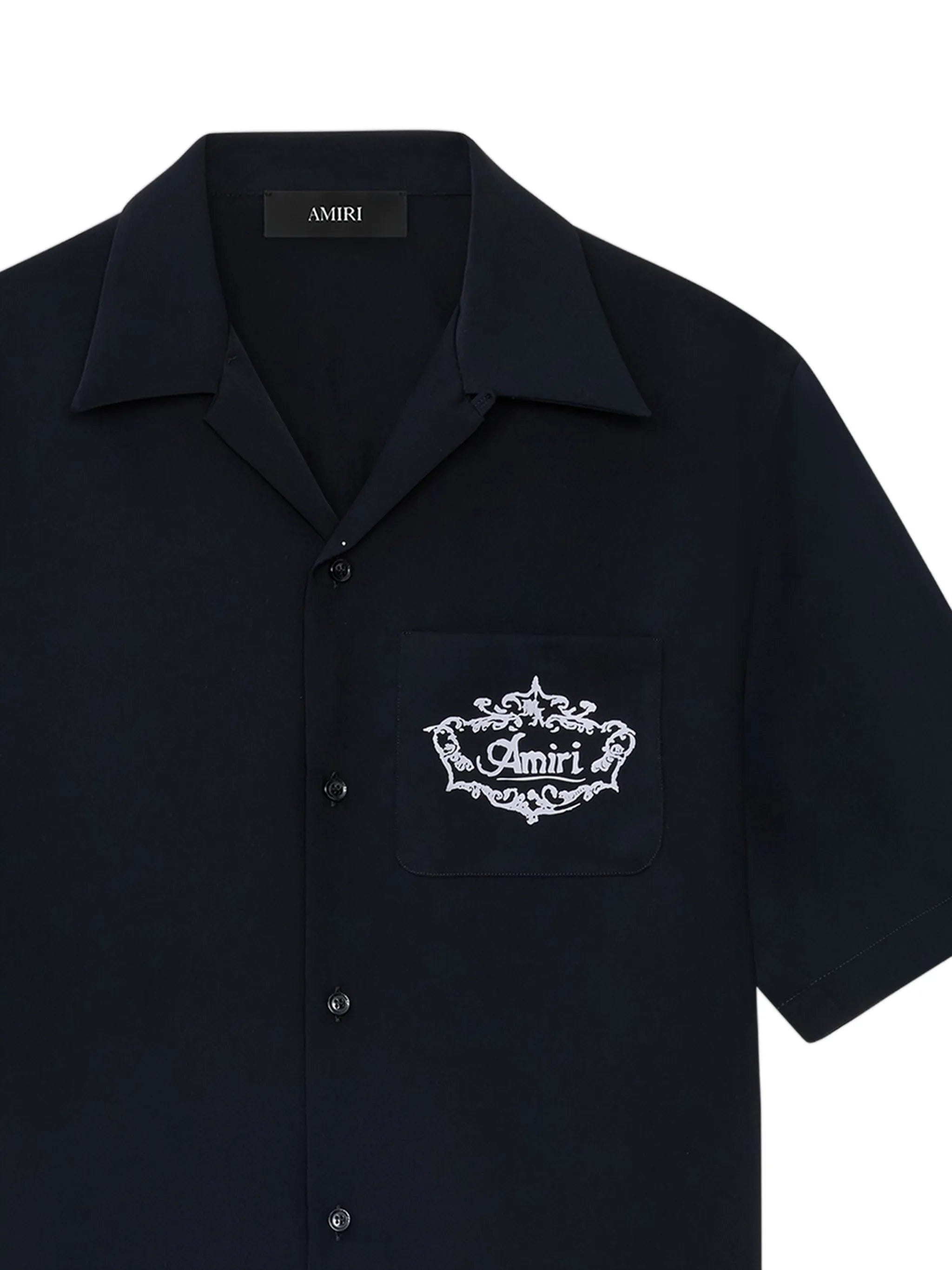 Amiri Chateau crest camp shirt
