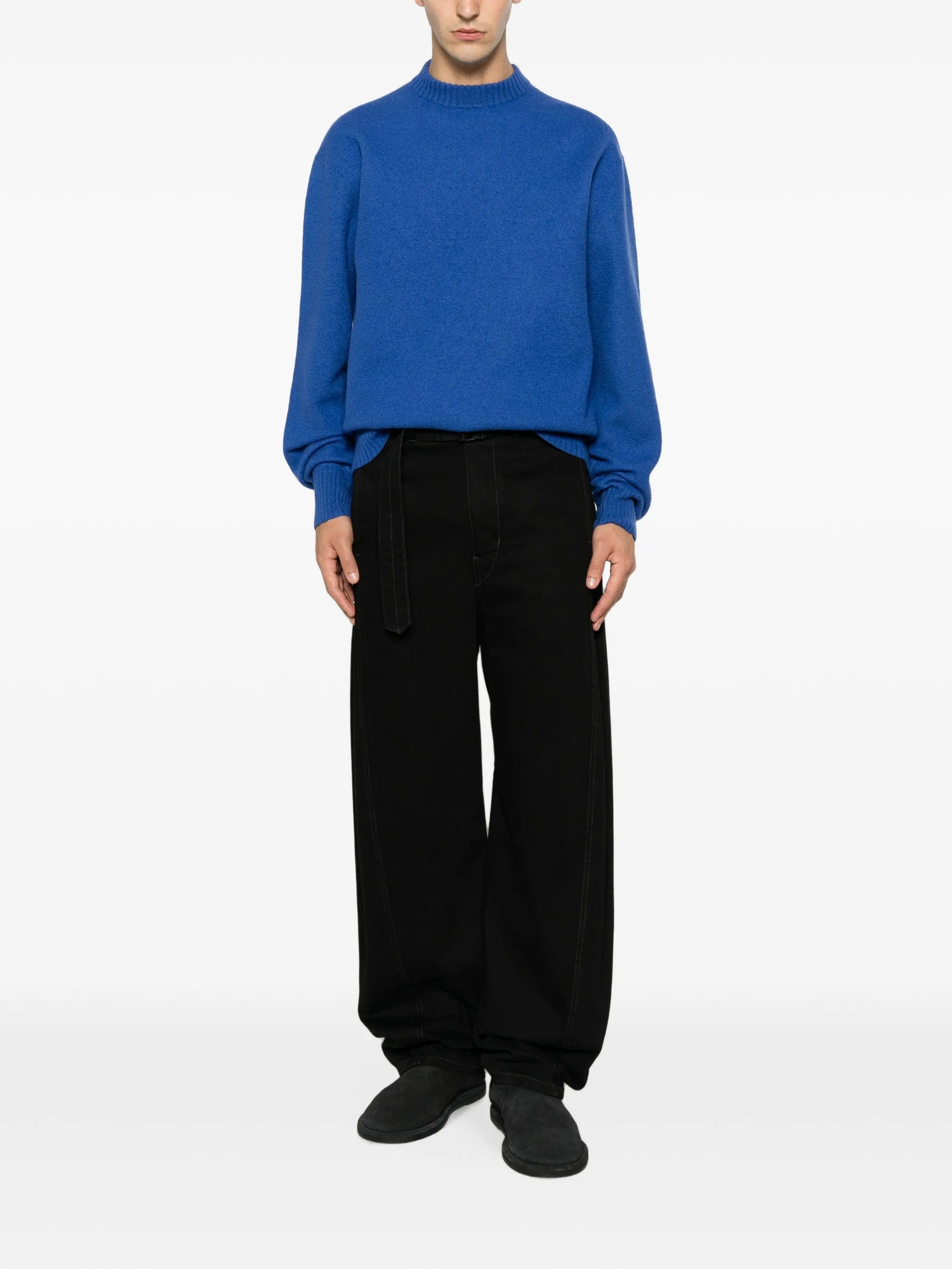 Jil Sander ribbed-knit crew-neck sweater