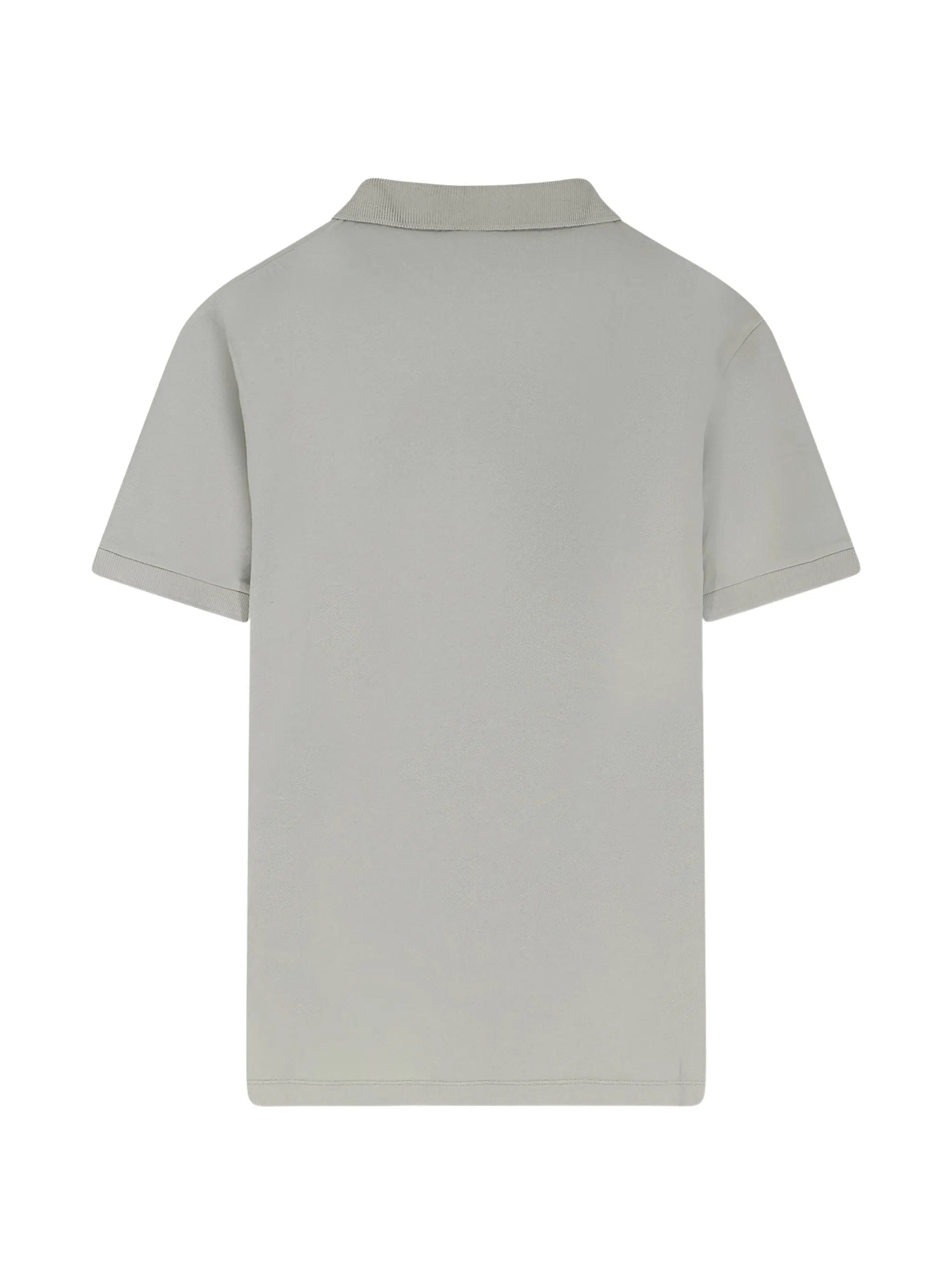 Stone Island 2200008 organic cotton piqué with stretch slim-fit short-sleeve polo shirt with Compass patch