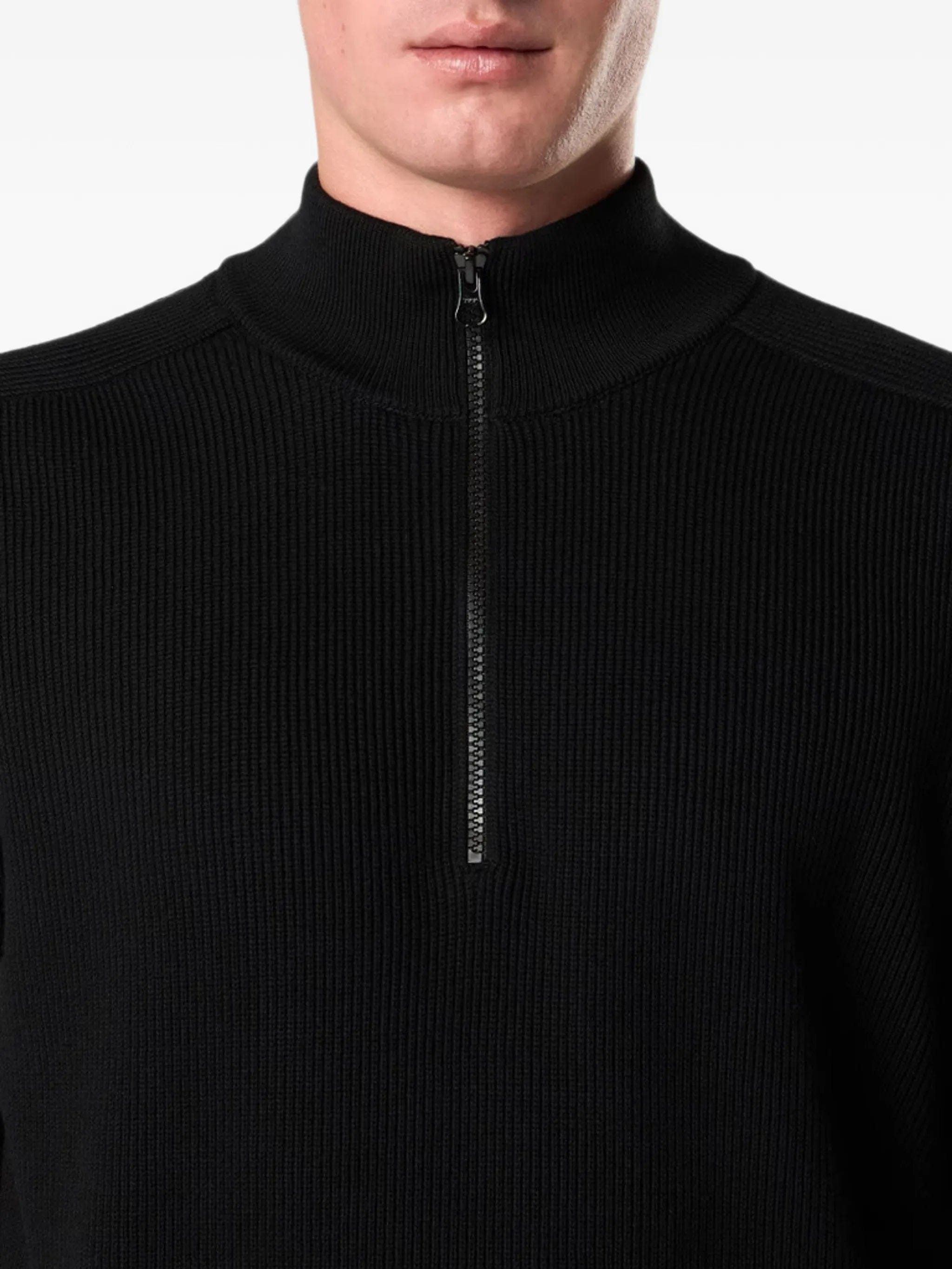 Stone Island 5100124 ribbed soft organic cotton sweater
