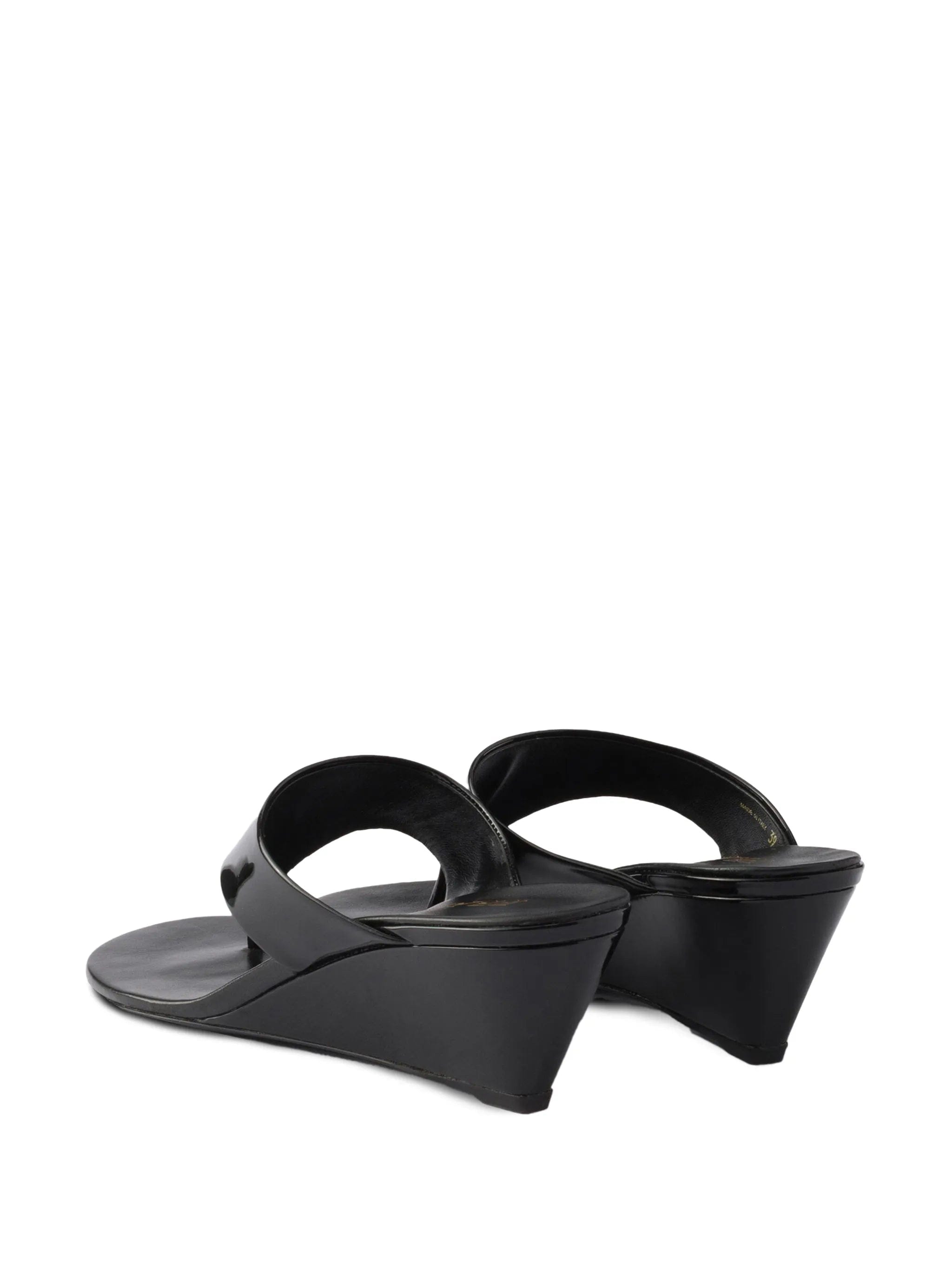 Prada logo-print wedge sandals