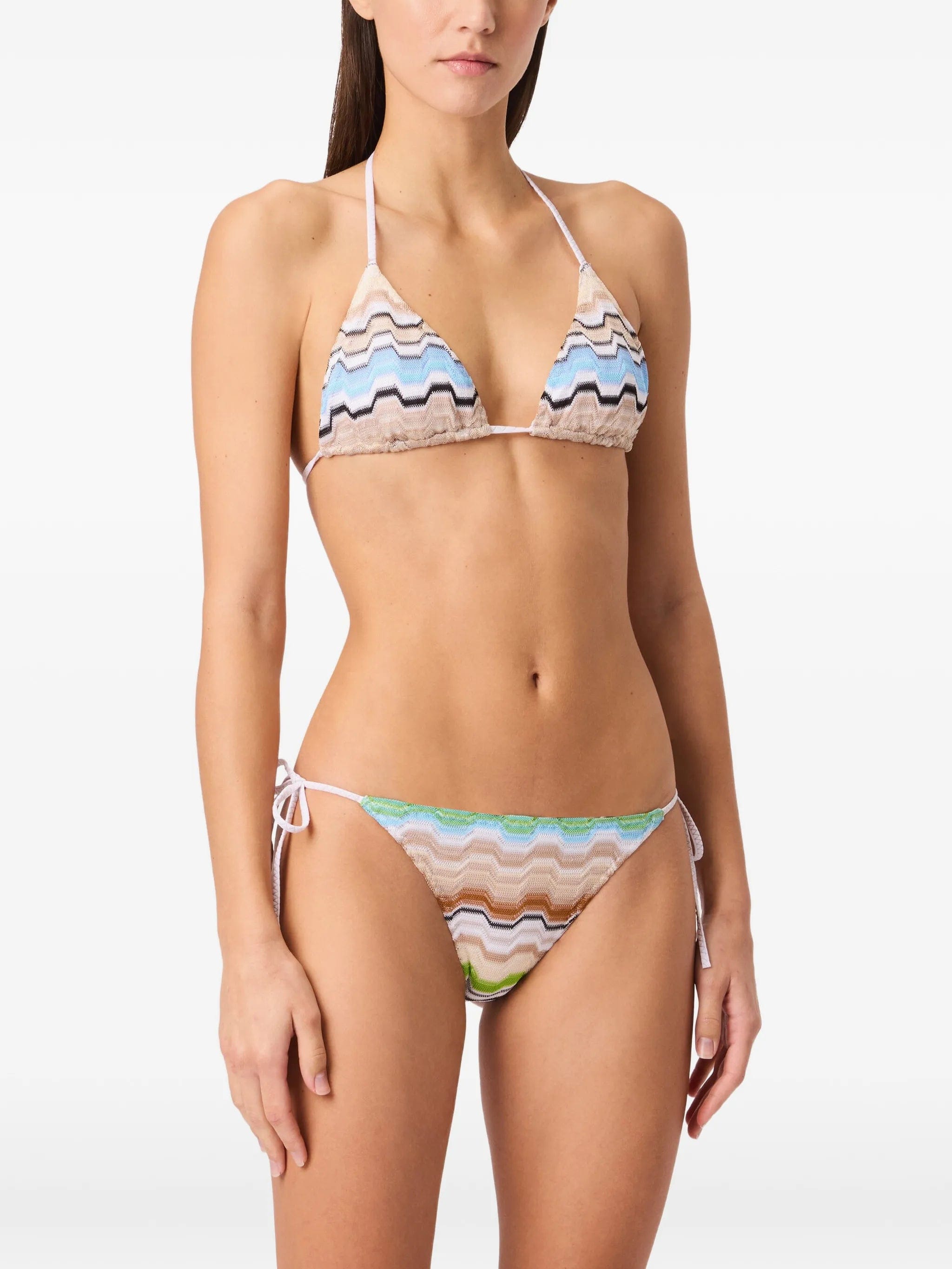 Missoni bikini in pure viscose with greek motif