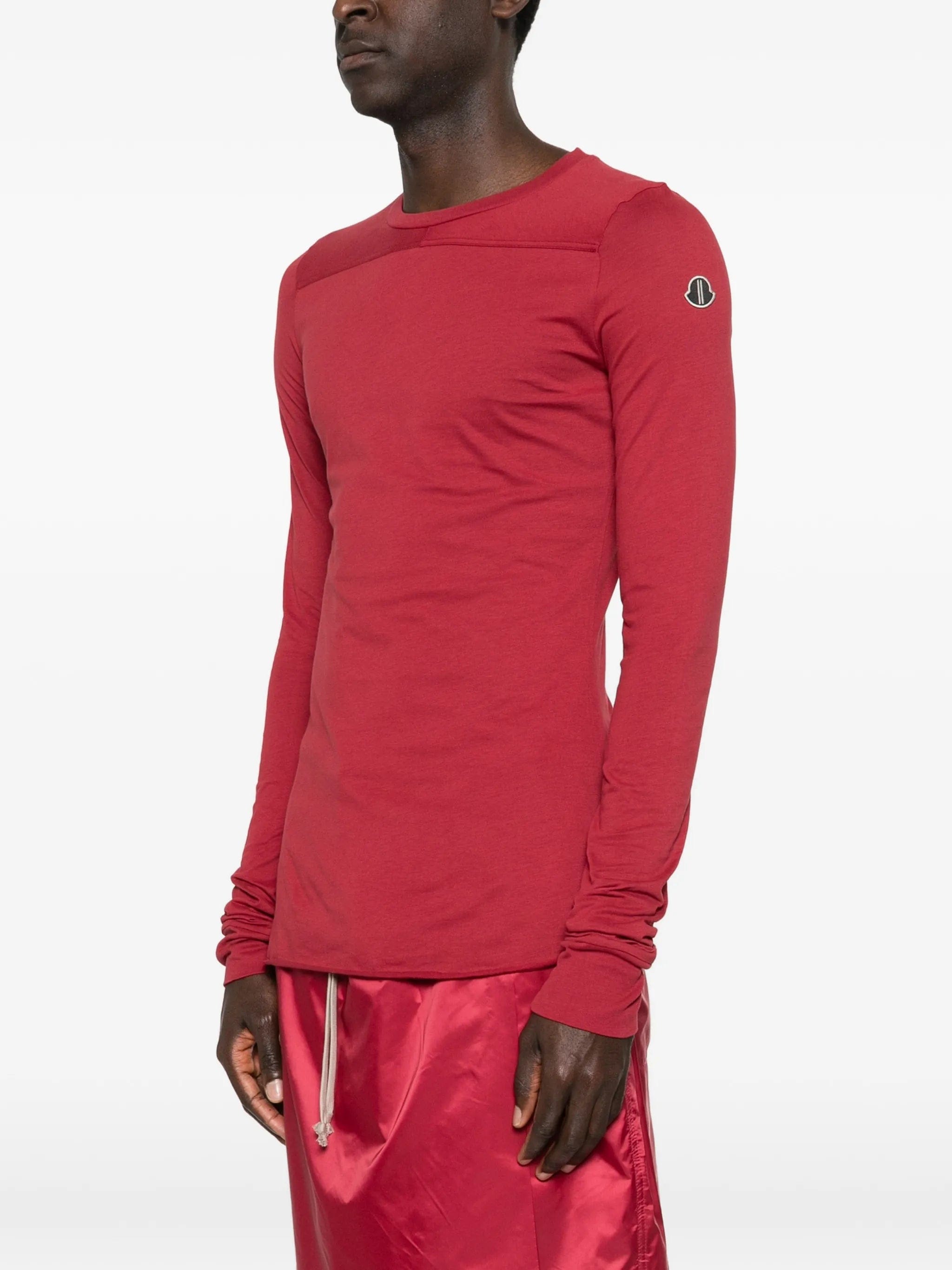 Moncler girder panel embroidered logo patch T-shirt