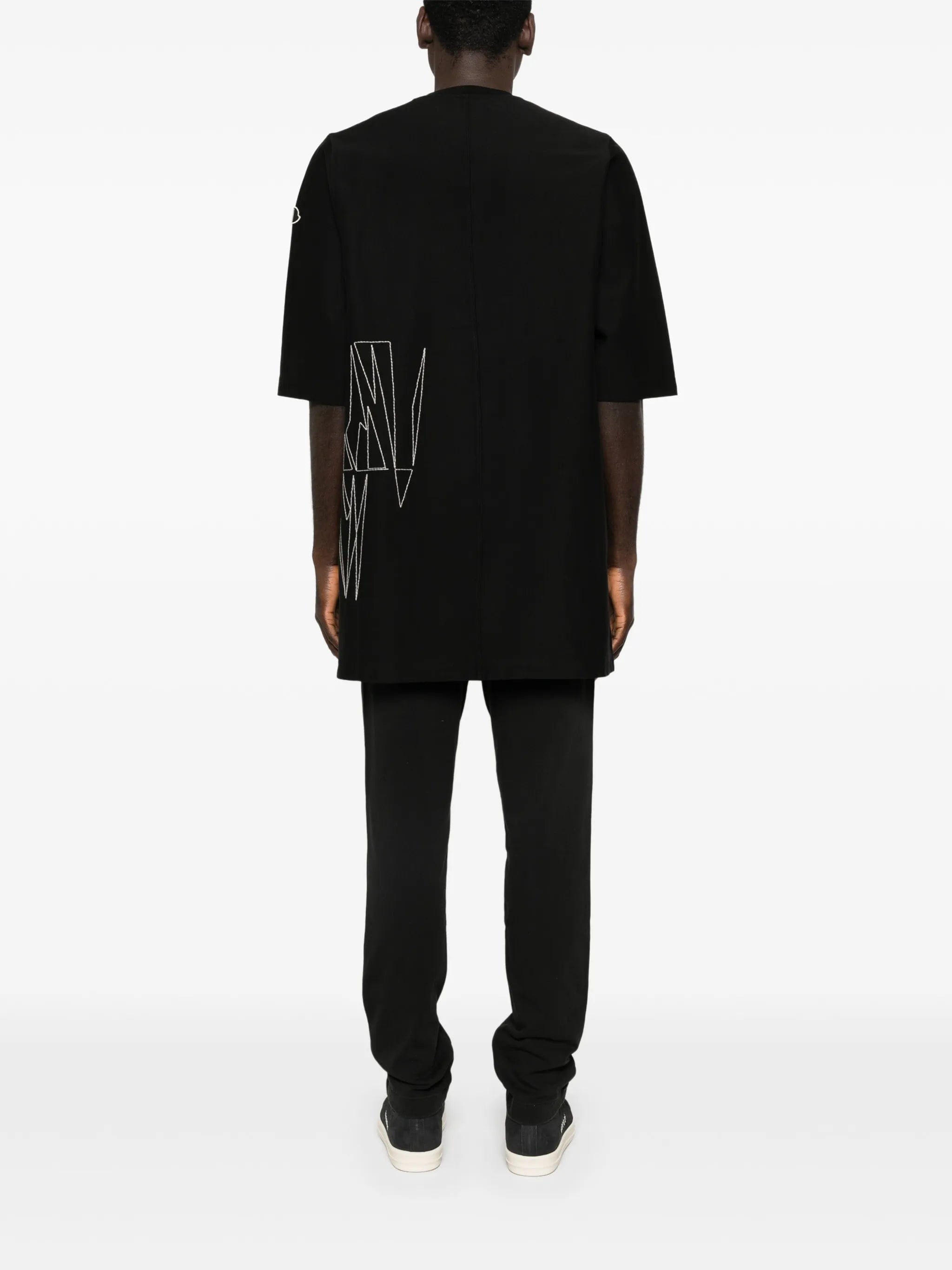 Moncler x Rick Owens embroidered crewneck T-shirt