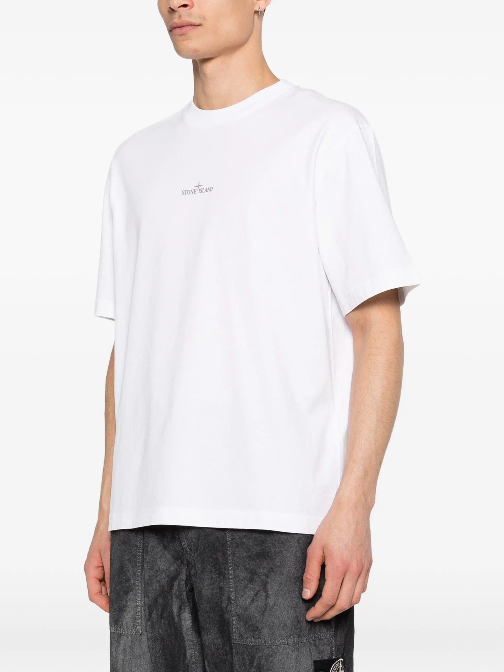 Stone Island 2100001 combed organic cotton jersey T-shirt