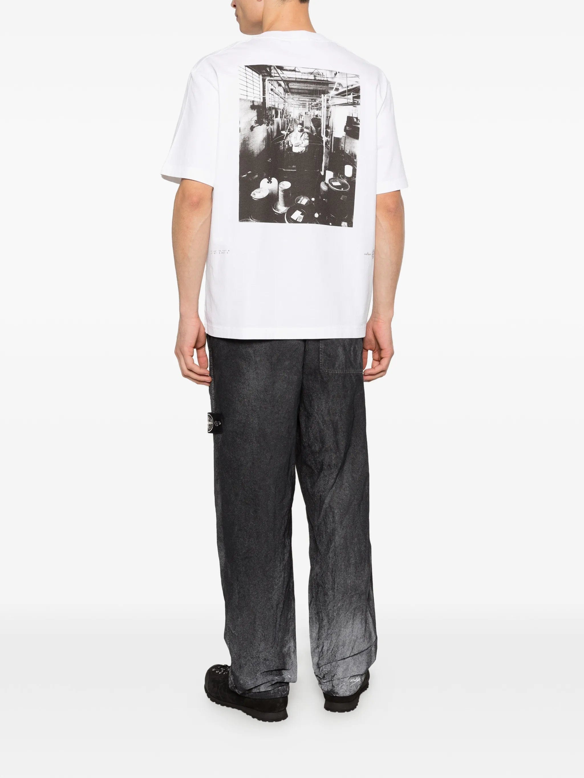 Stone Island 2100001 combed organic cotton jersey T-shirt