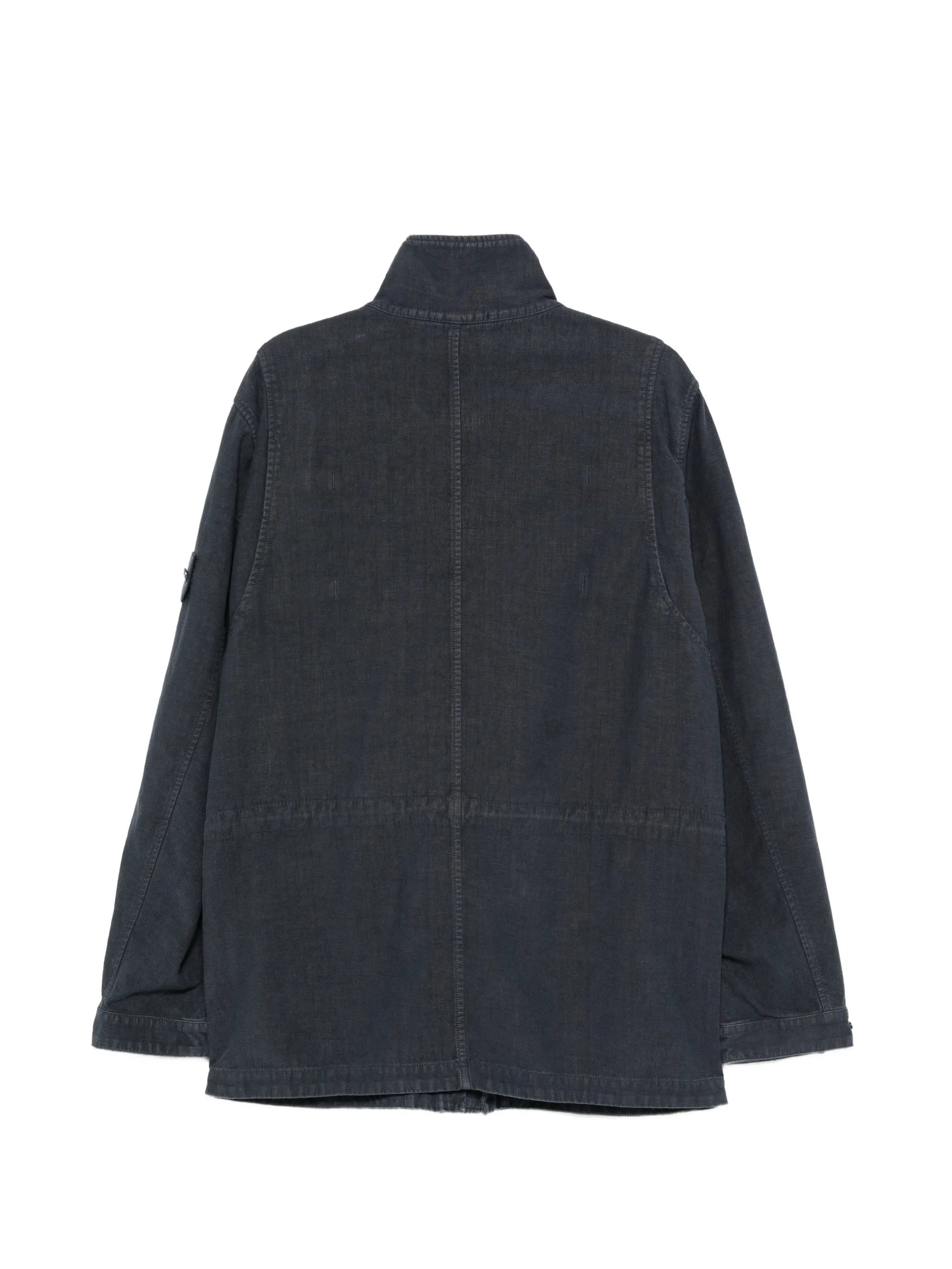 Stone Island 4100080 bonded linen TC S.I. Ghost jacket