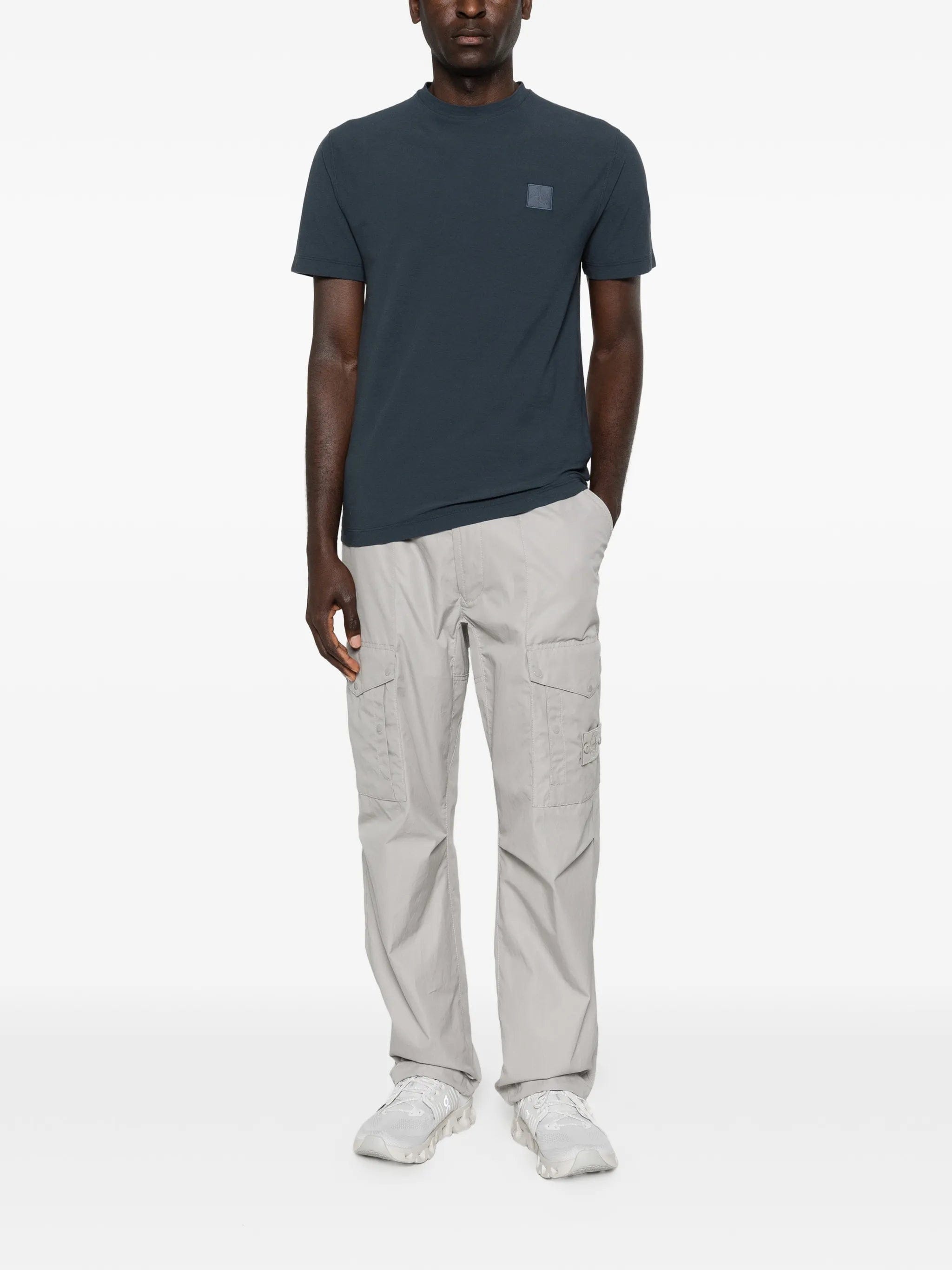 Stone Island 2100021 organic cotton jersey crepe S.I. Ghost T-shirt