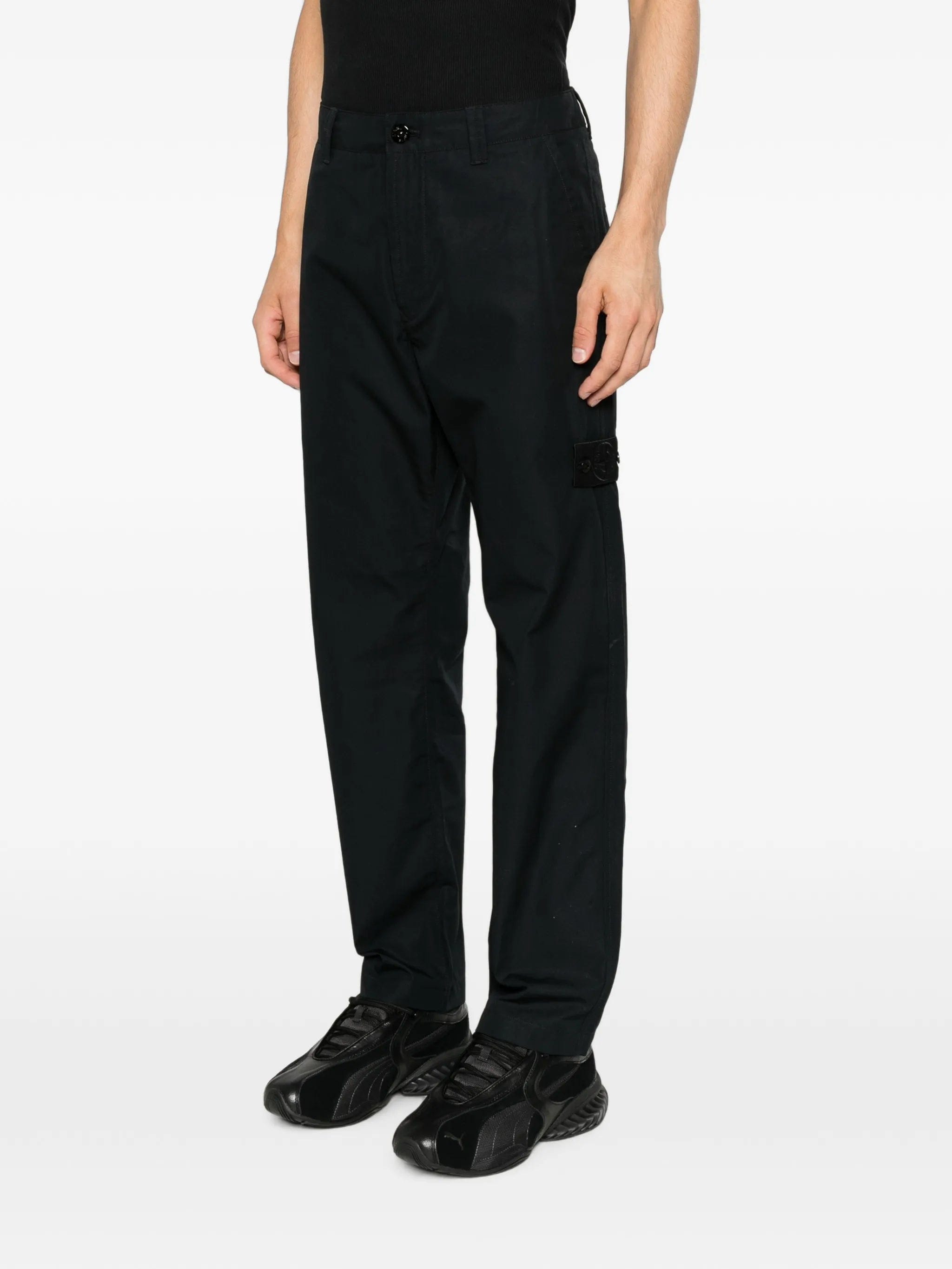 Stone Island 3100020 logo-patch cargo pants
