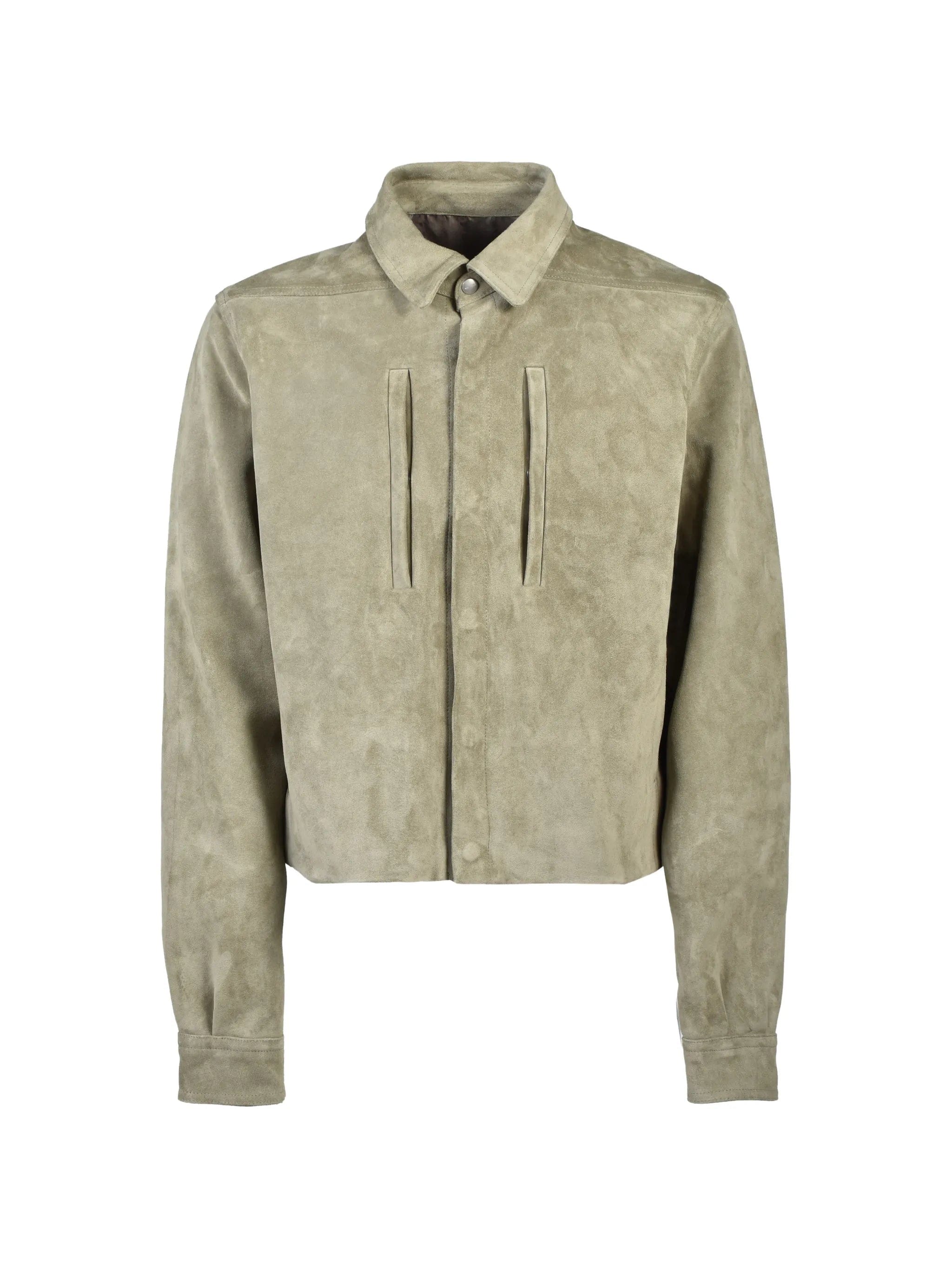 Rick Owens Alice suede panelled jacket