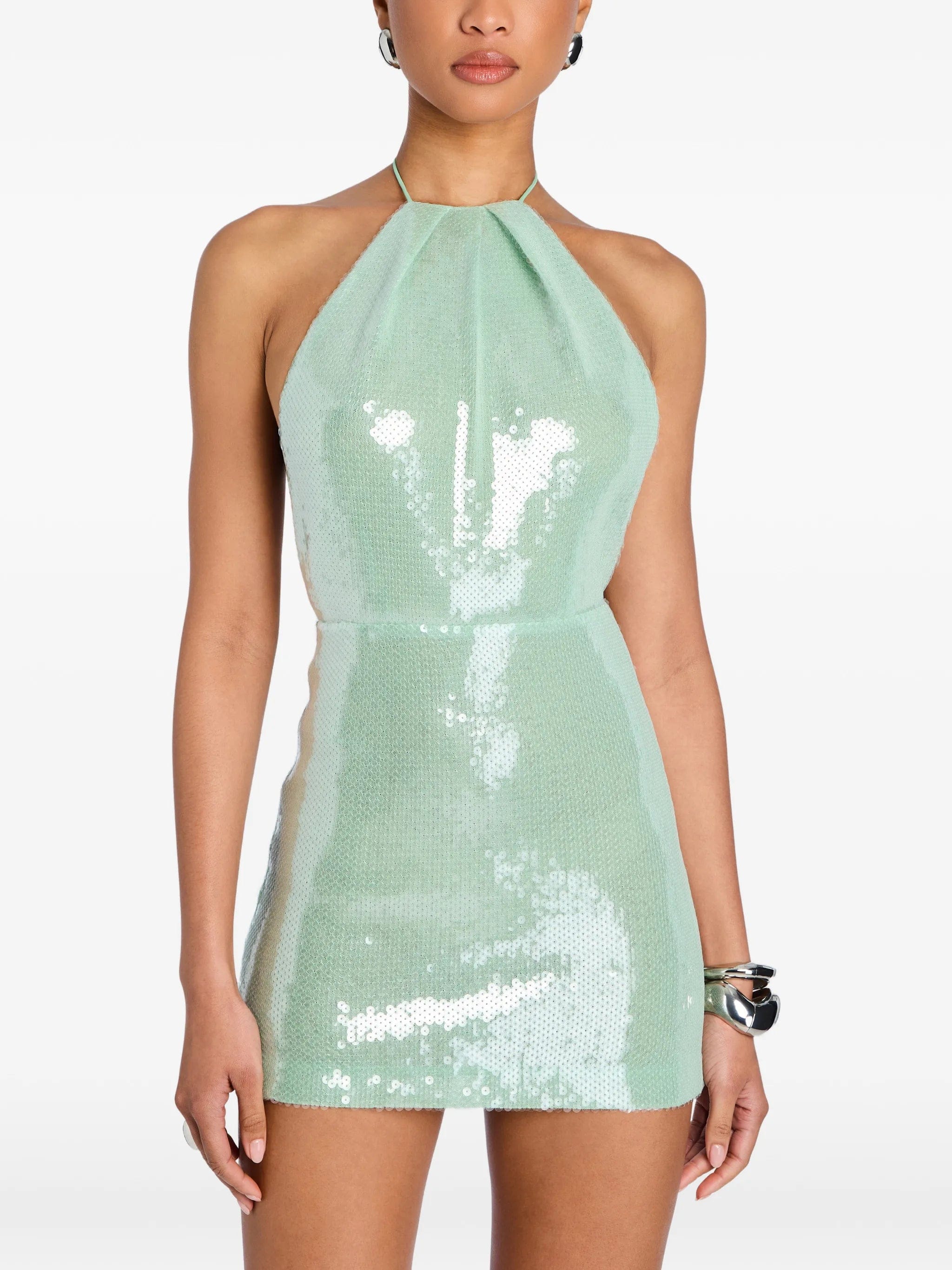 Retrofete Tulip sequin-embellished mini dress