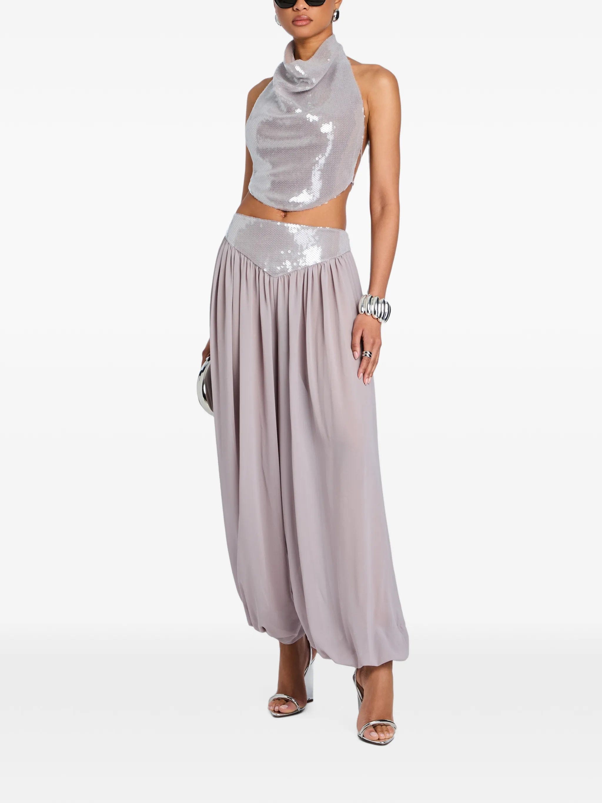 Retrofete Pyna sequin-embellished trousers