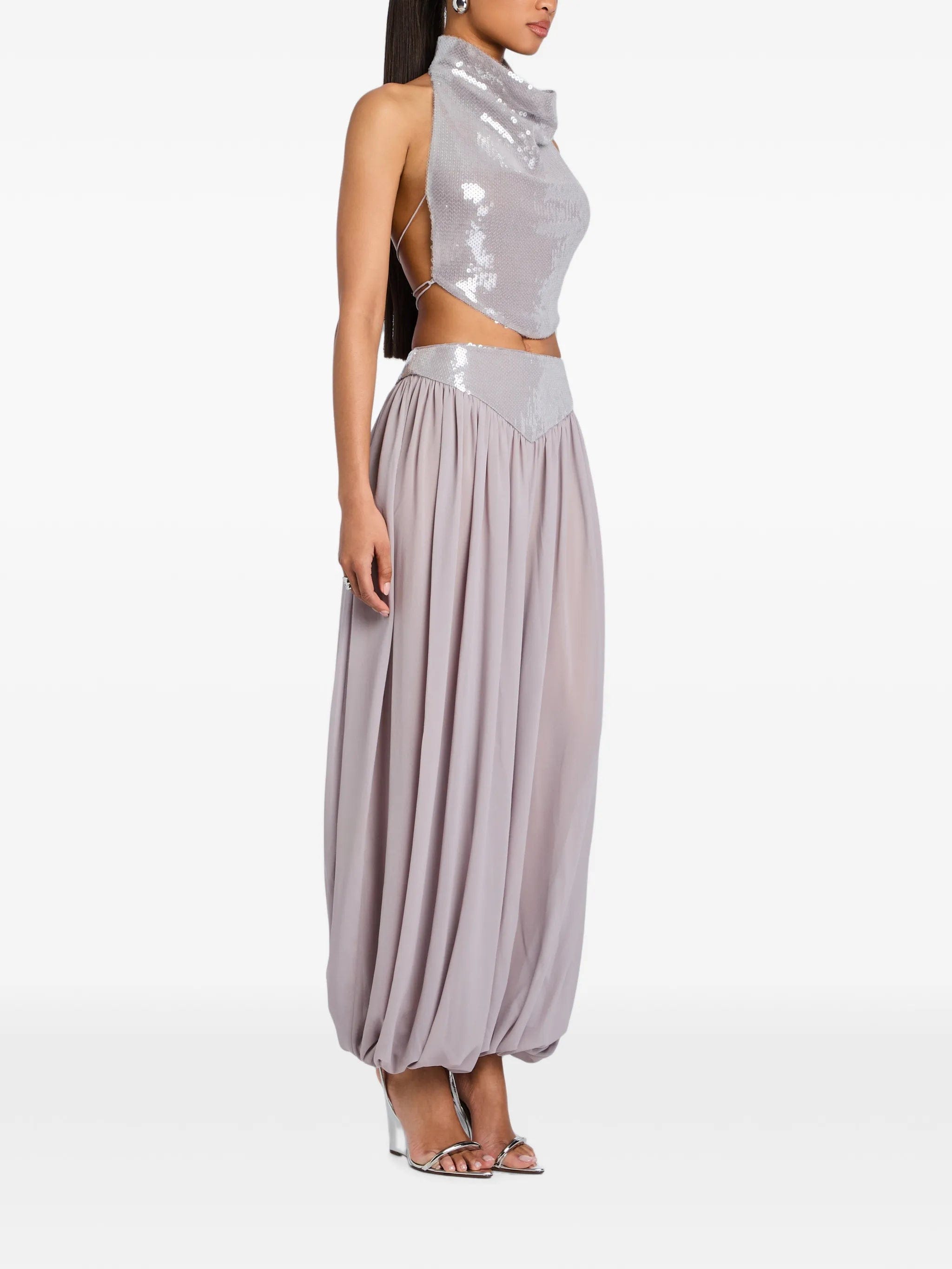Retrofete Pyna sequin-embellished trousers
