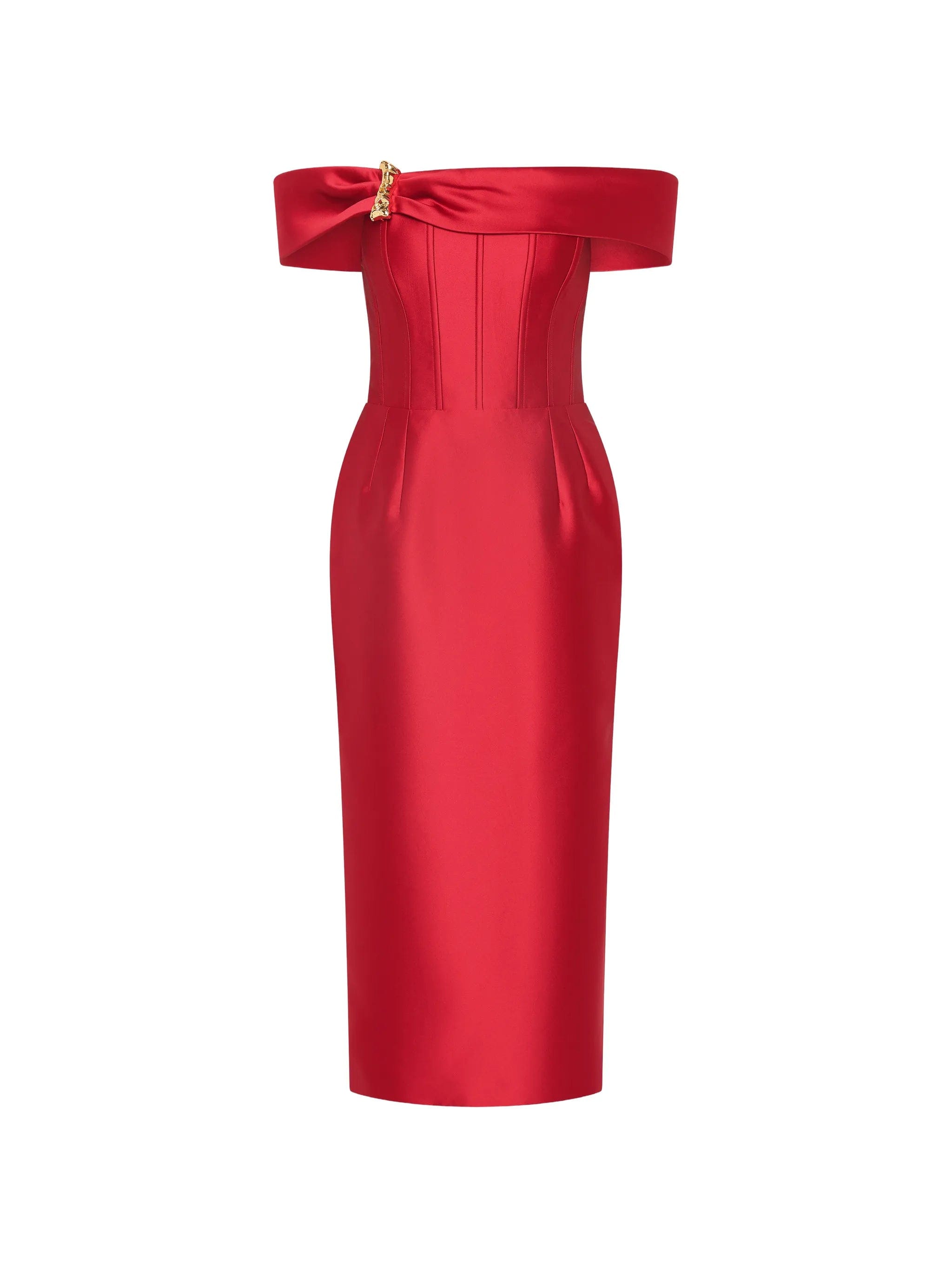 Rebecca Vallance Esmerald midi dress