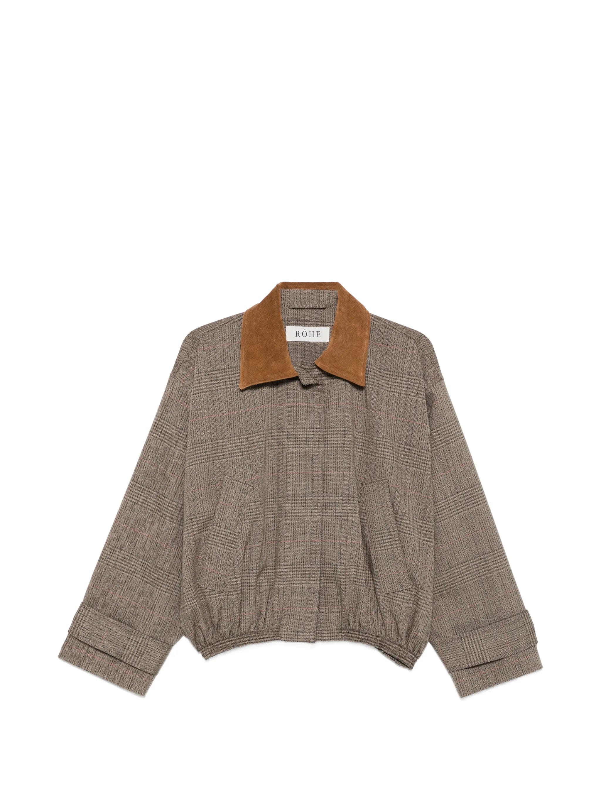 Róhe suede-collar jacket