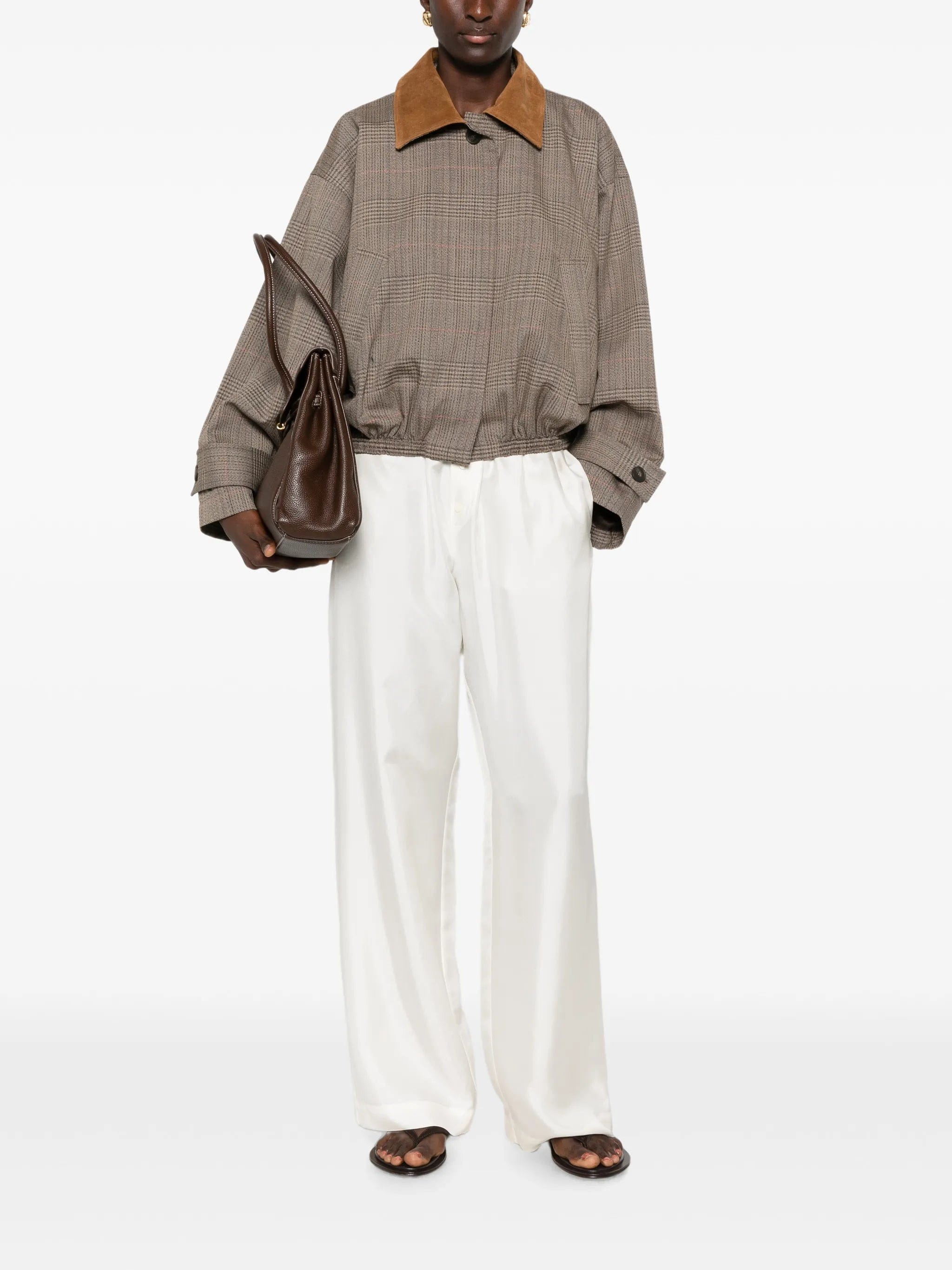 Róhe suede-collar jacket