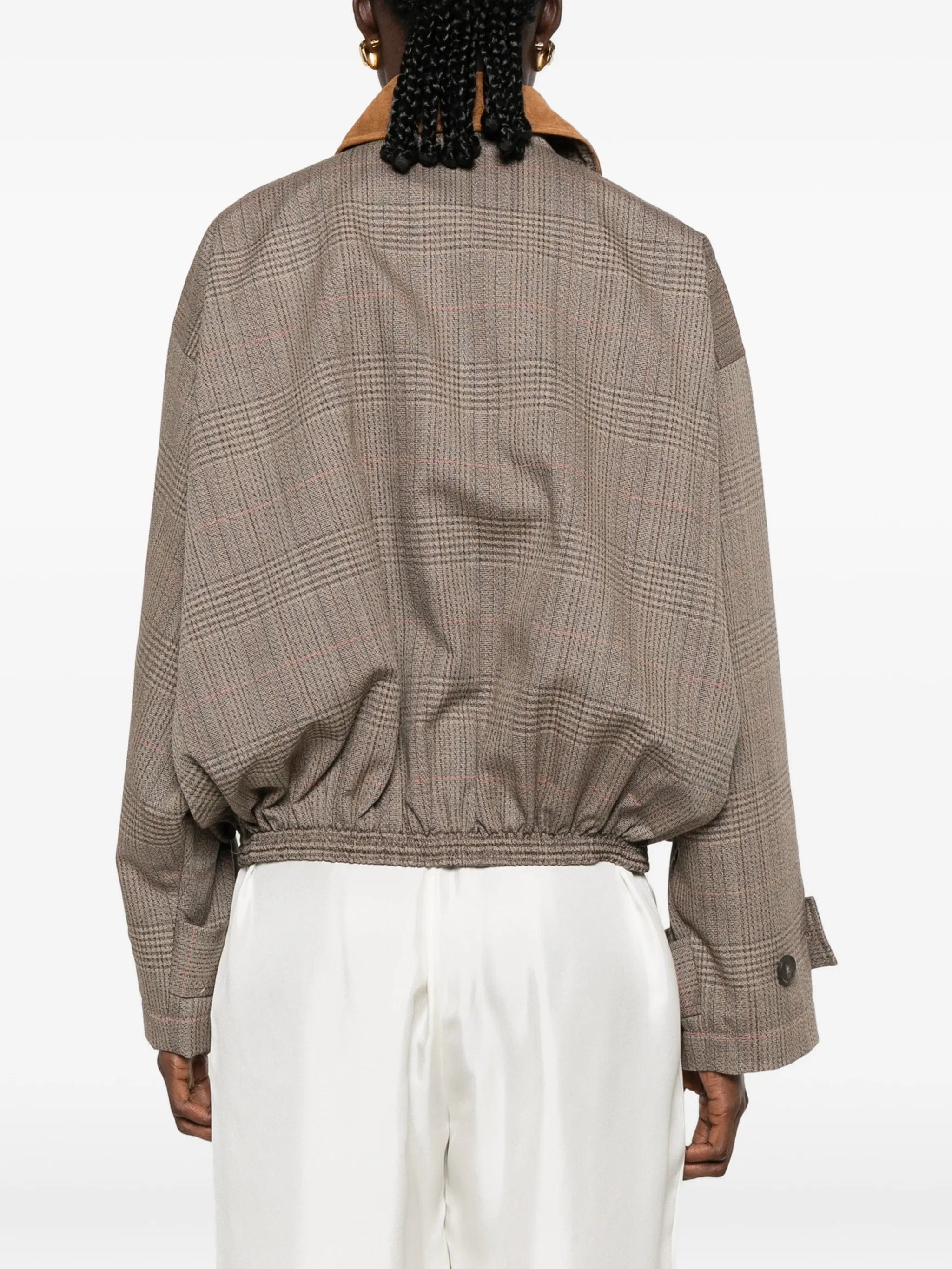 Róhe suede-collar jacket