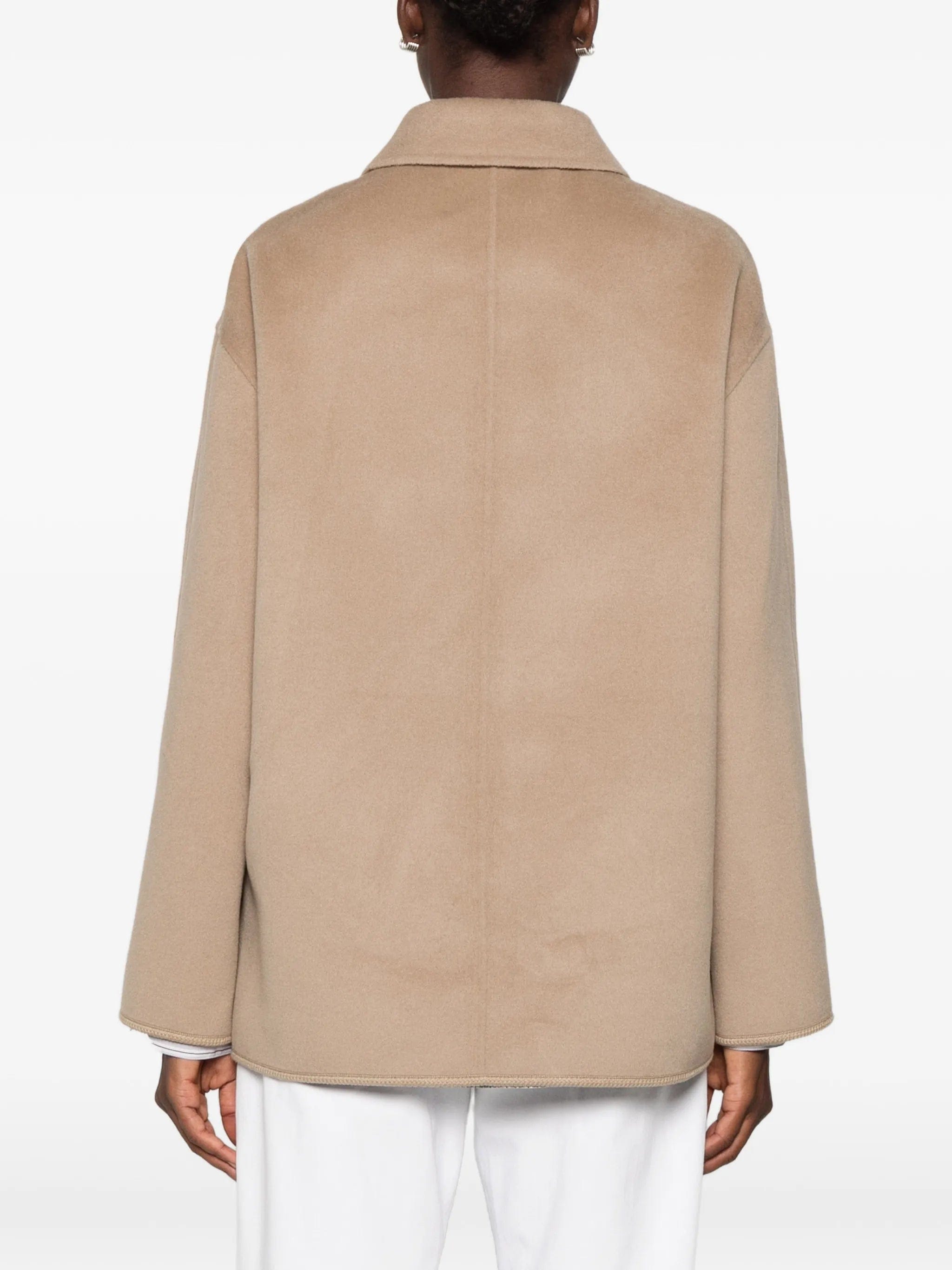Róhe mandarin-fastening jacket