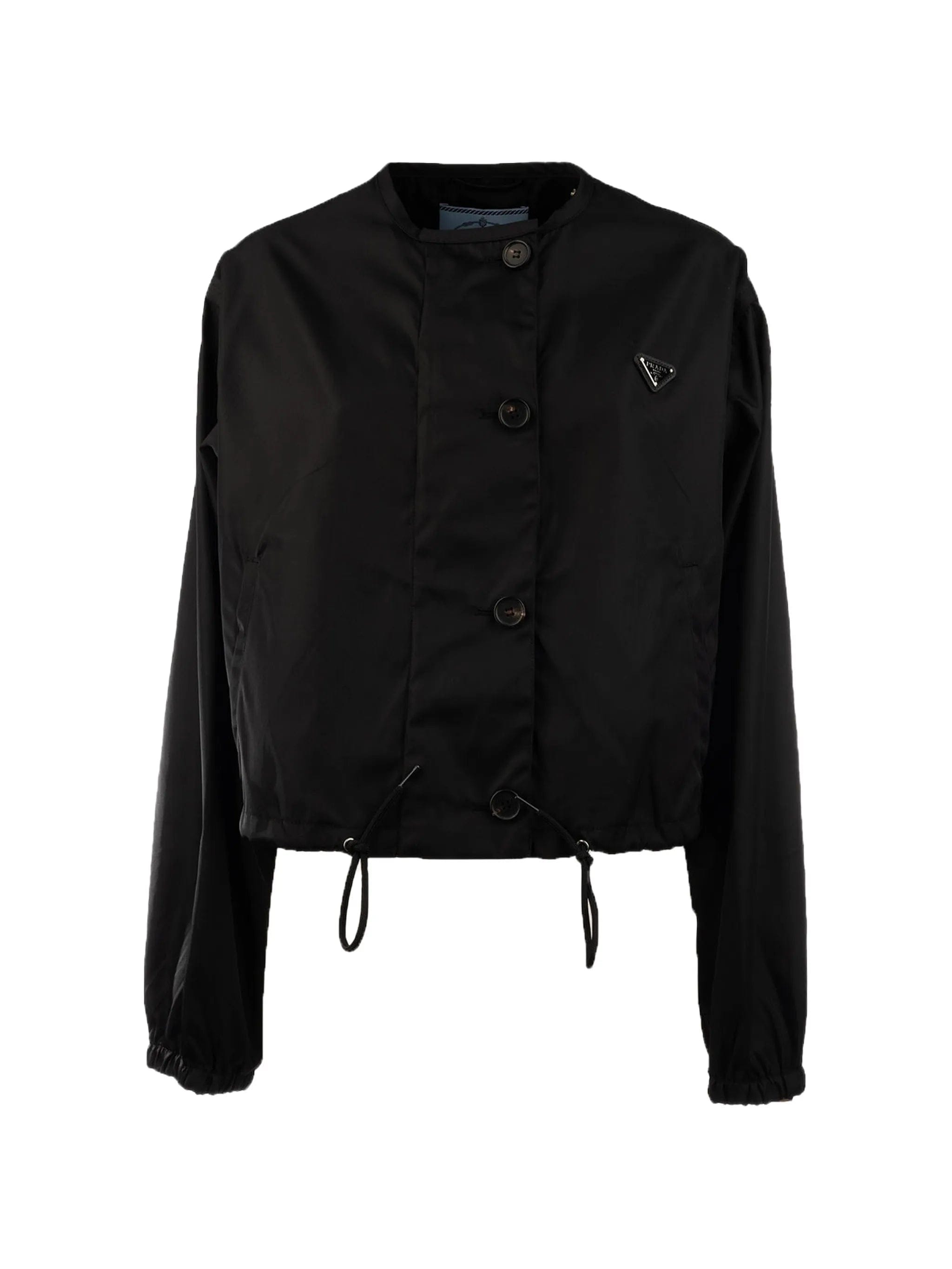 Prada Re-Nylon logo-plaque jacket