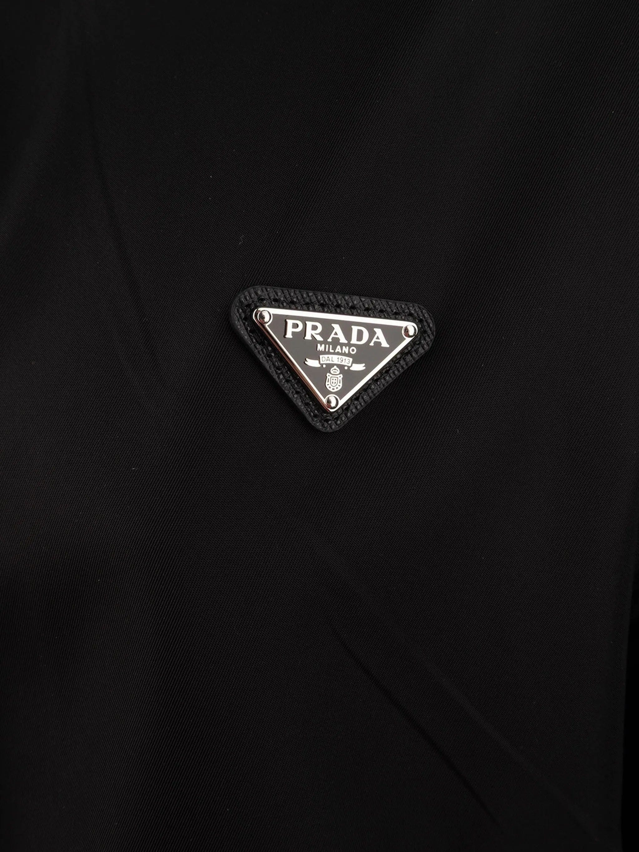 Prada Re-Nylon logo-plaque jacket