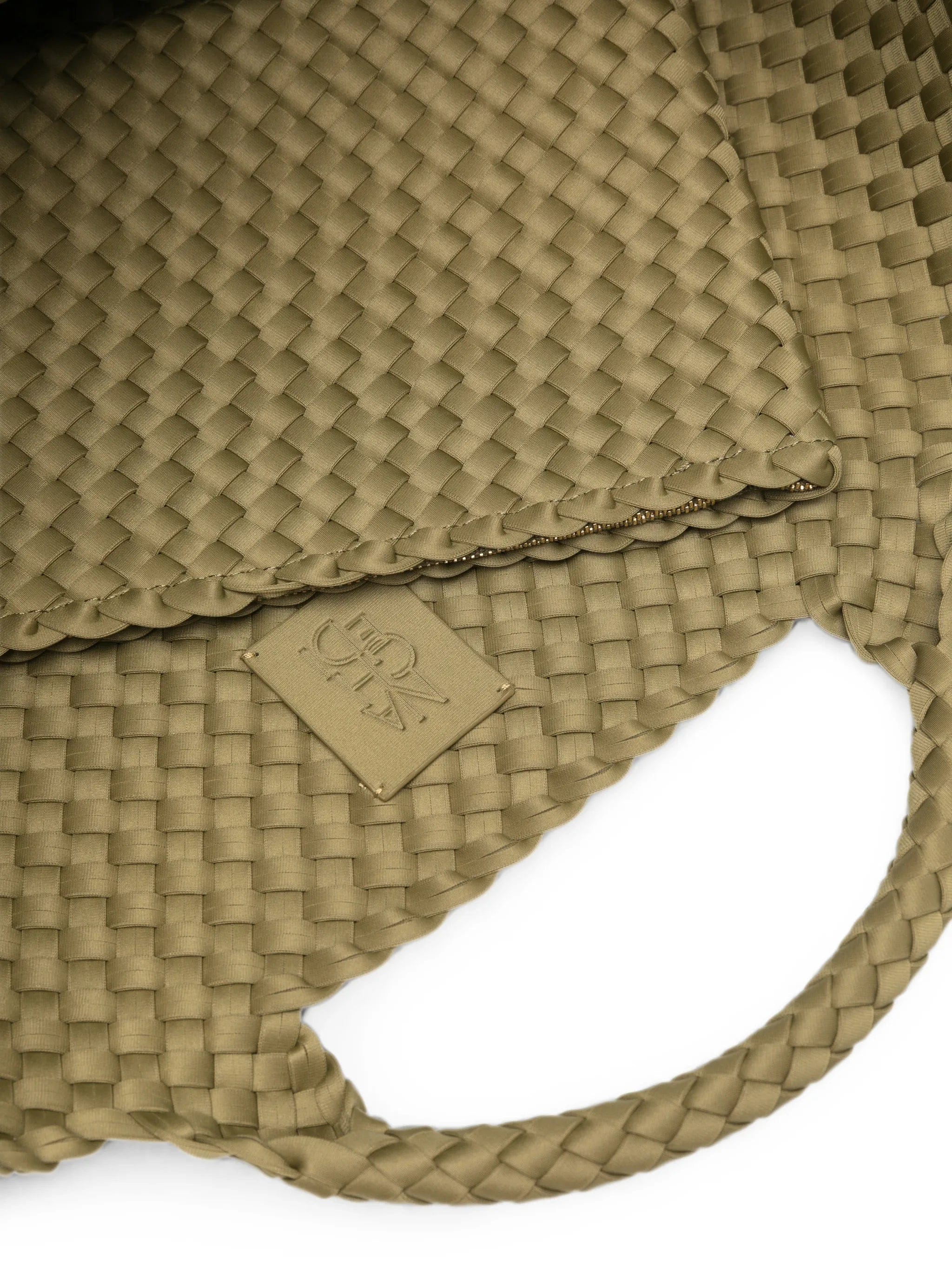 NAGHEDI large St Barths woven tote bag