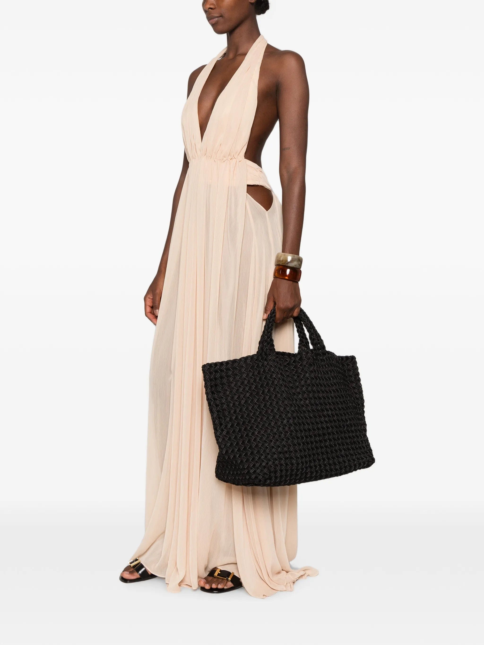 NAGHEDI large St Barths double-weave tote bag