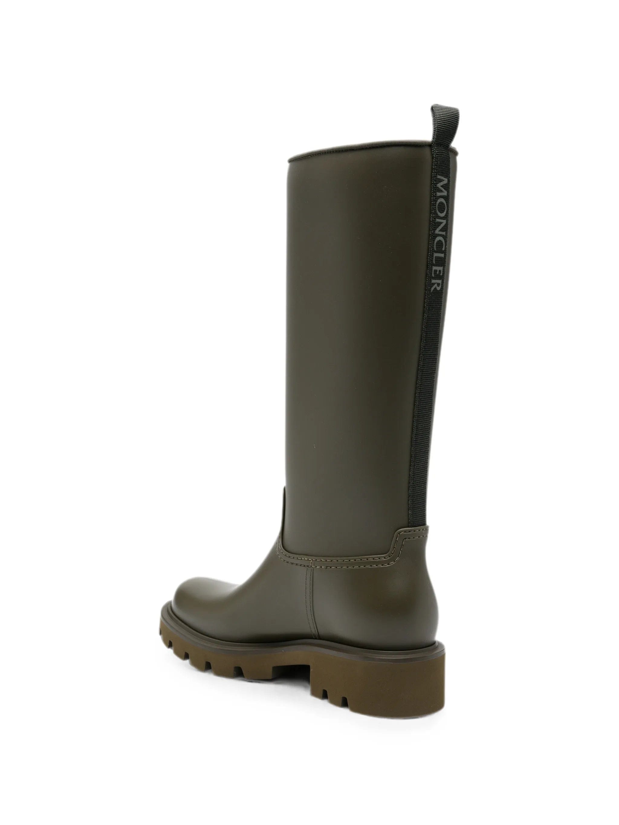 Moncler Kickstream logo-patch rain boots