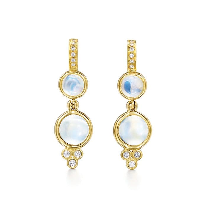 Temple St. Clair 18K Lunar Drop Earrings - E14142-BM2DRP