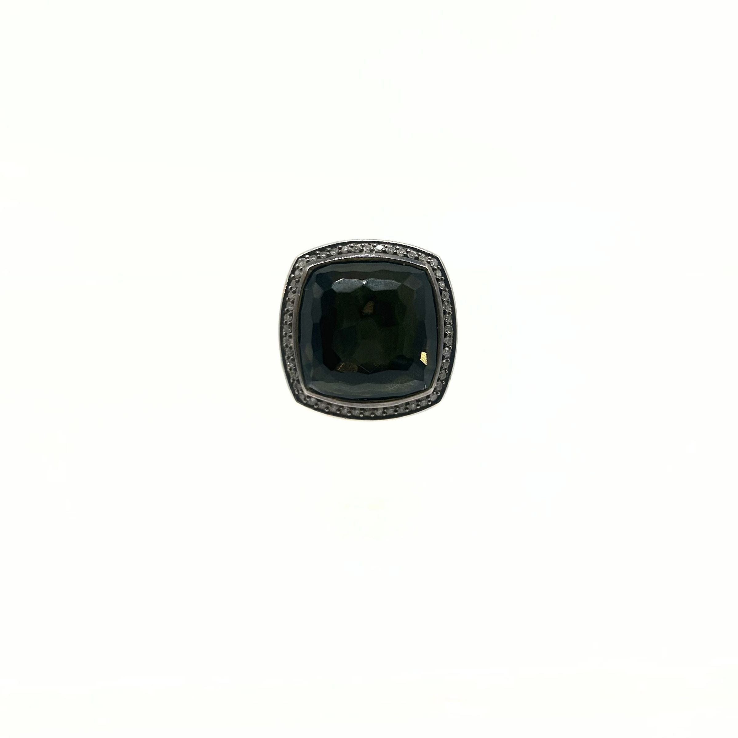 David Yurman Albion Diamond Silver Ring
