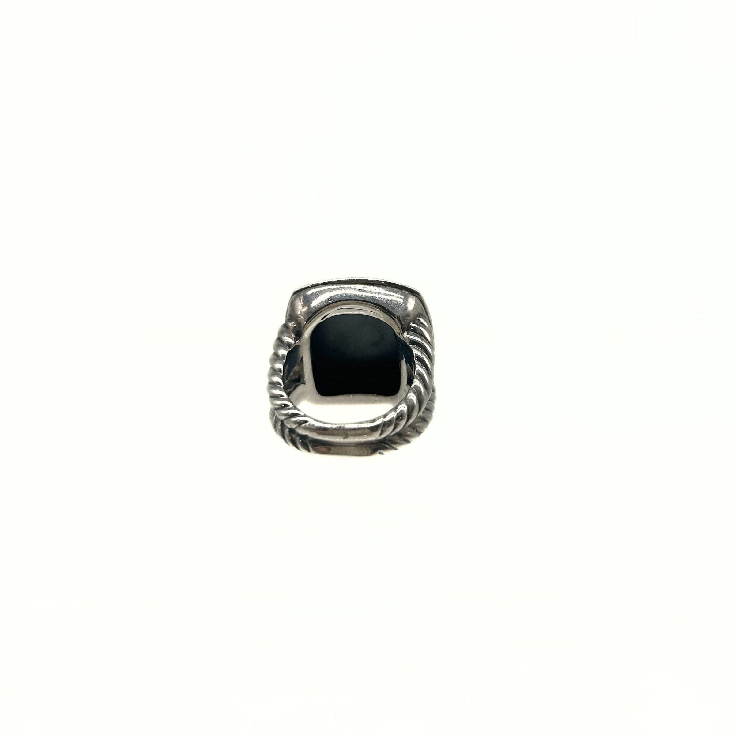David Yurman Albion Diamond Silver Ring