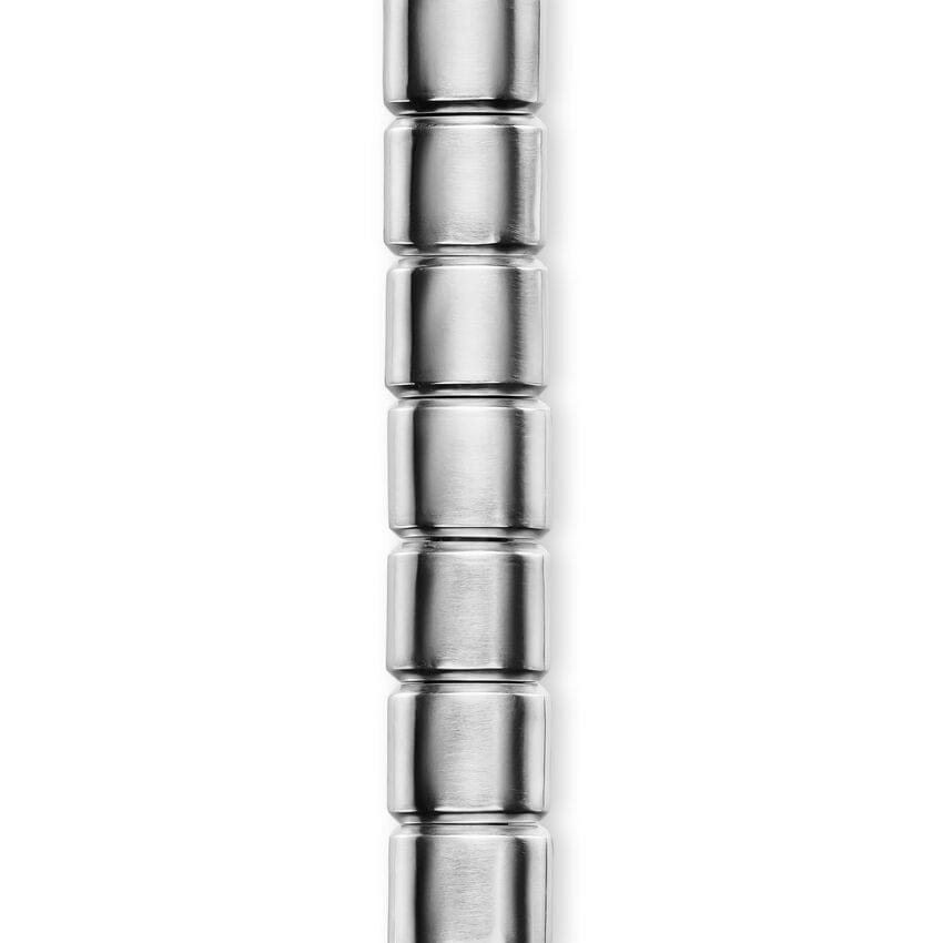 David Yurman Spiritual Beads Flat Bead Bracelet in Sterling Silver, 8mm, Size Medium