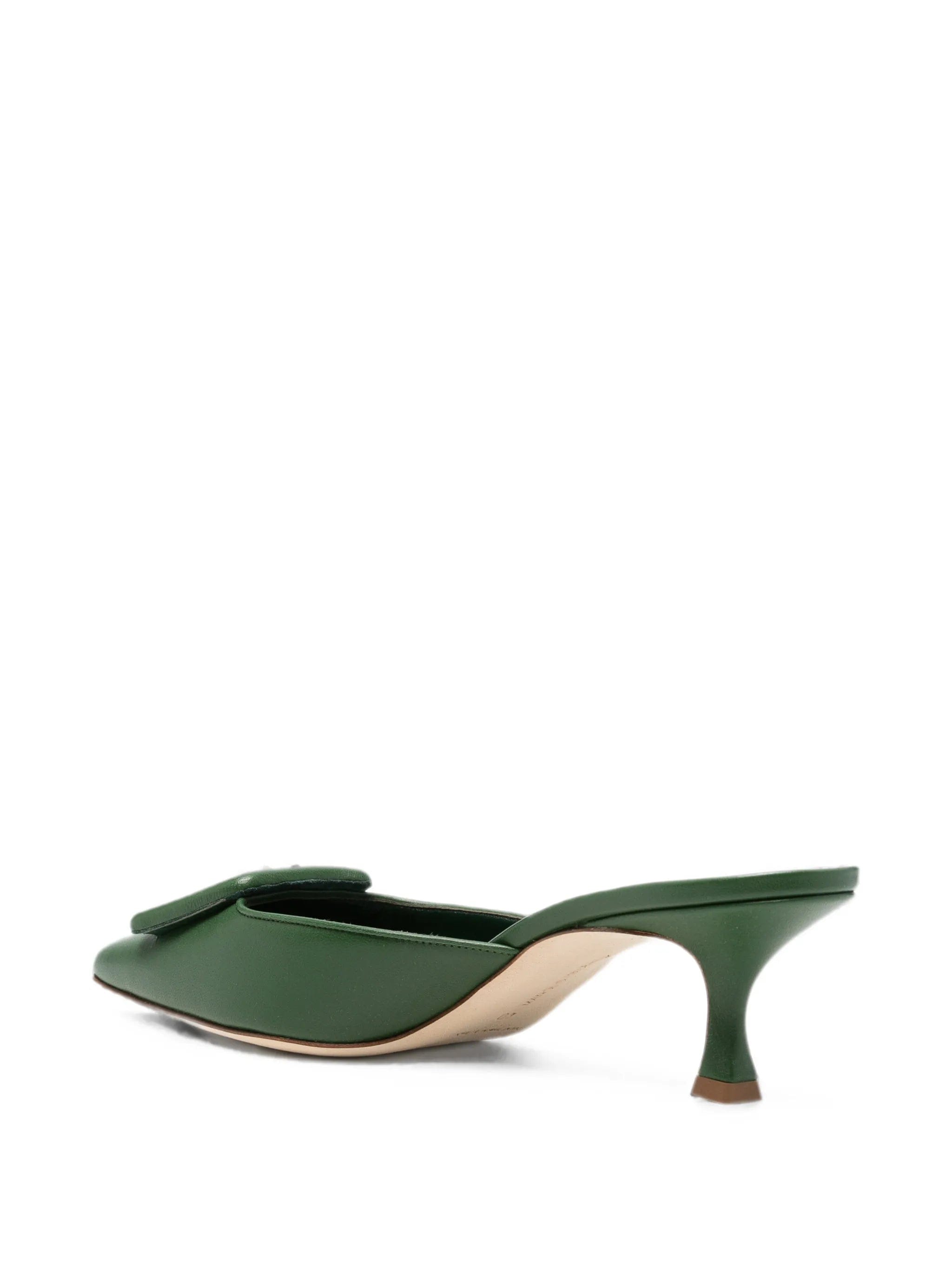Manolo Blahnik Mayssale buckle-detail mules
