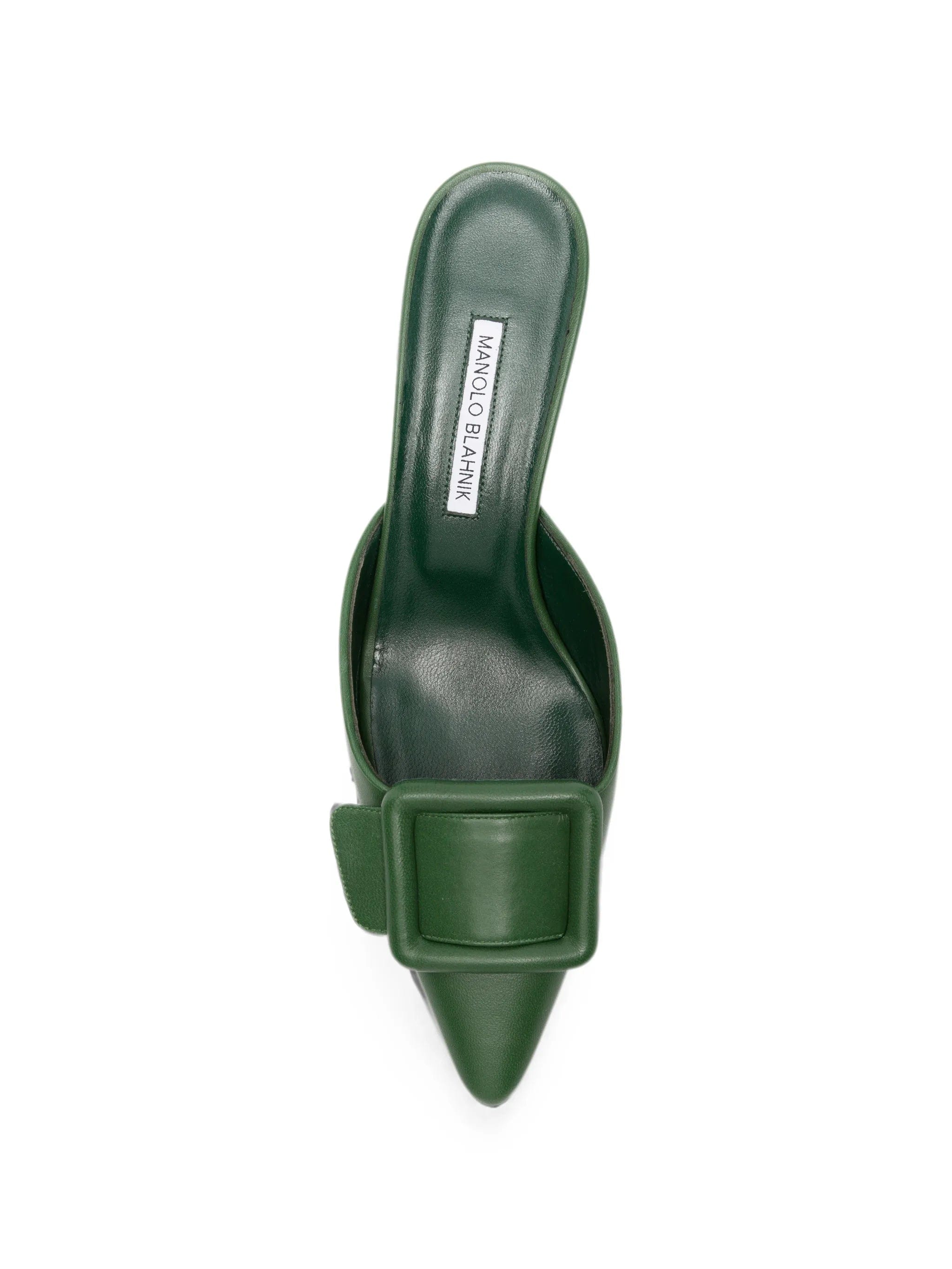 Manolo Blahnik Mayssale buckle-detail mules