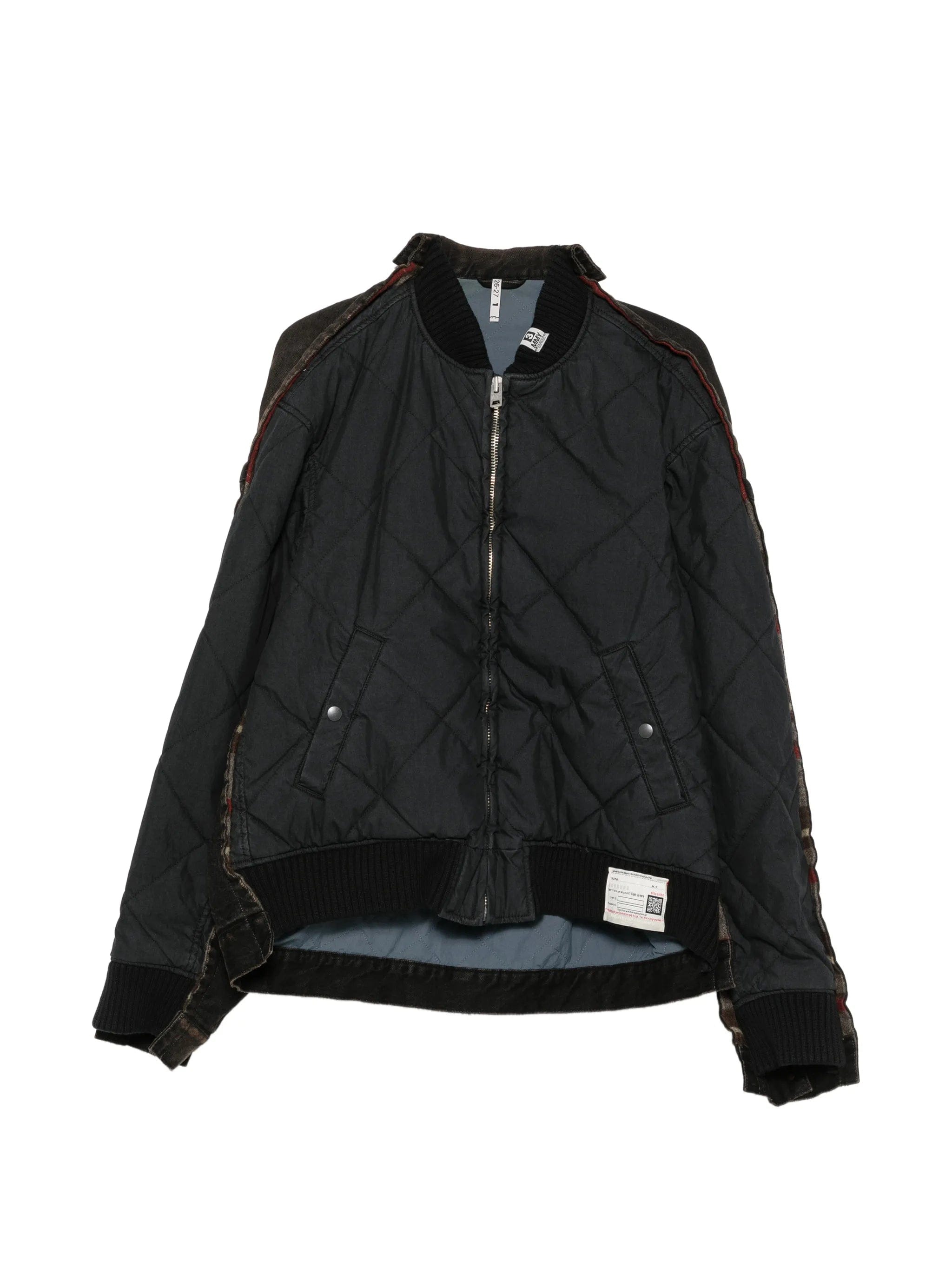 Maison Mihara Yasuhiro quilted panel denim jacket
