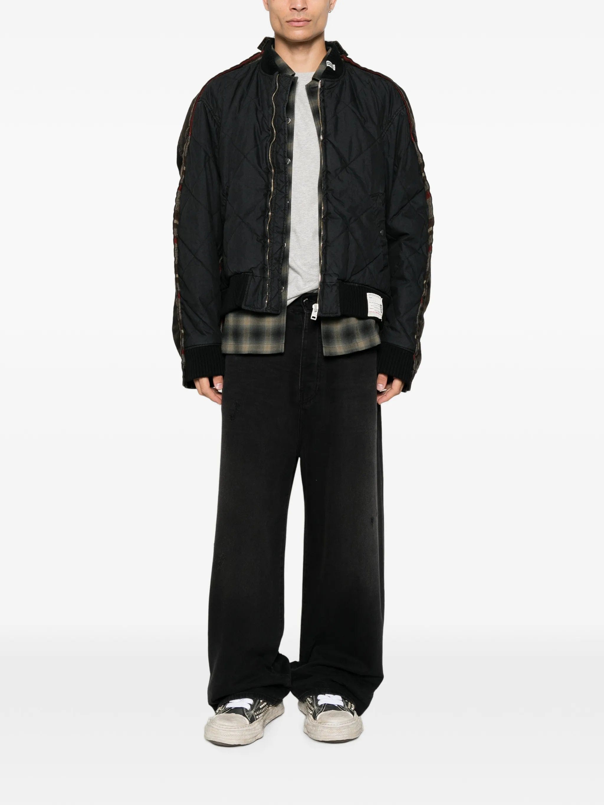 Maison Mihara Yasuhiro quilted panel denim jacket