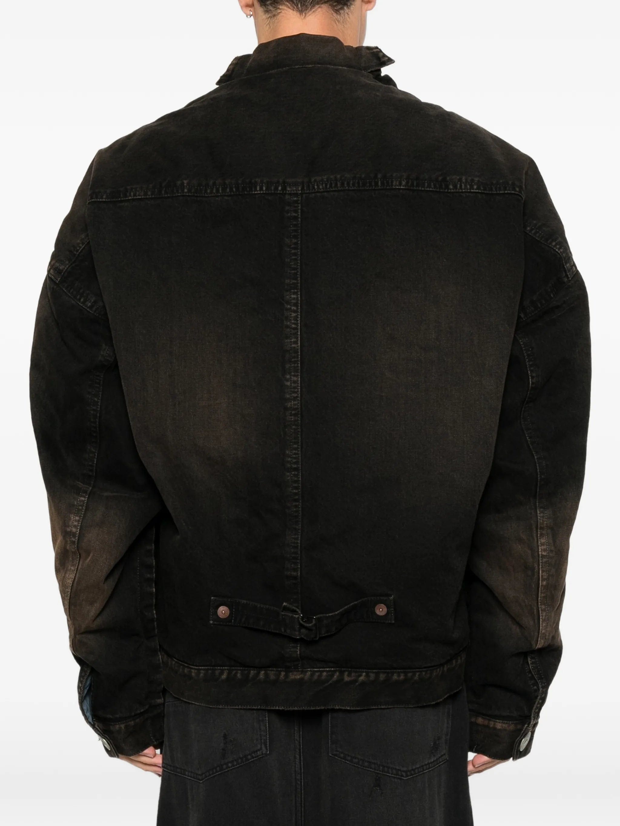 Maison Mihara Yasuhiro quilted panel denim jacket