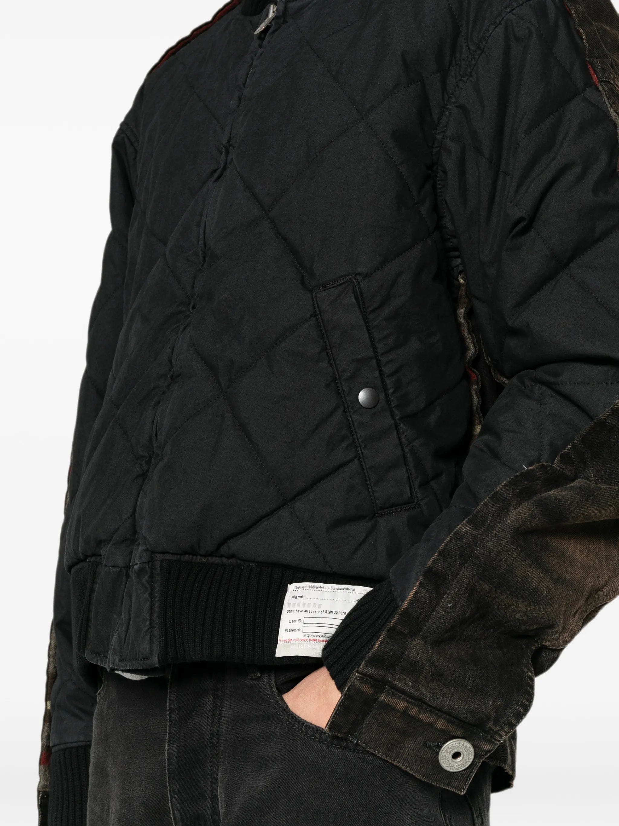 Maison Mihara Yasuhiro quilted panel denim jacket