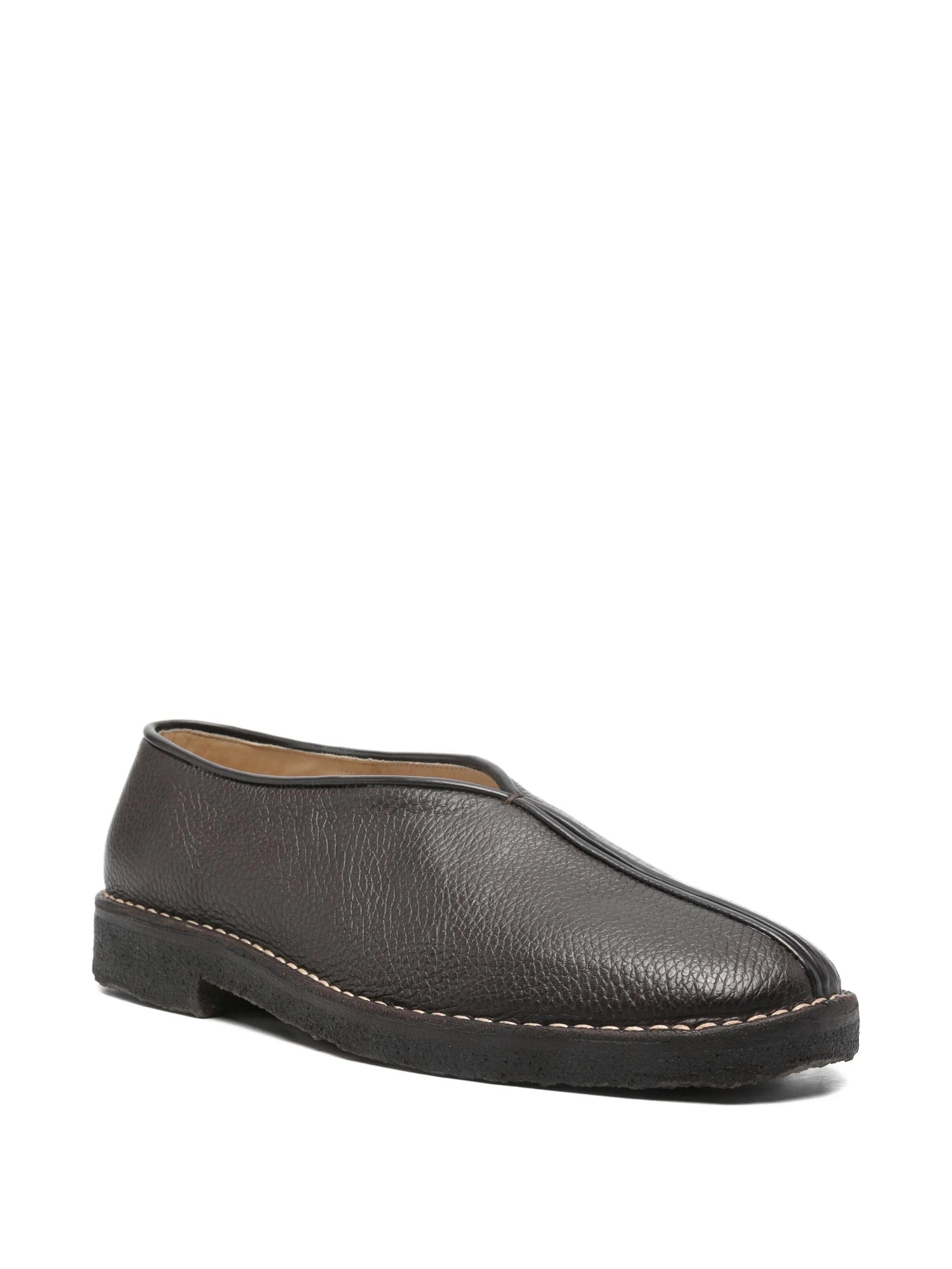 LEMAIRE flat leather loafers