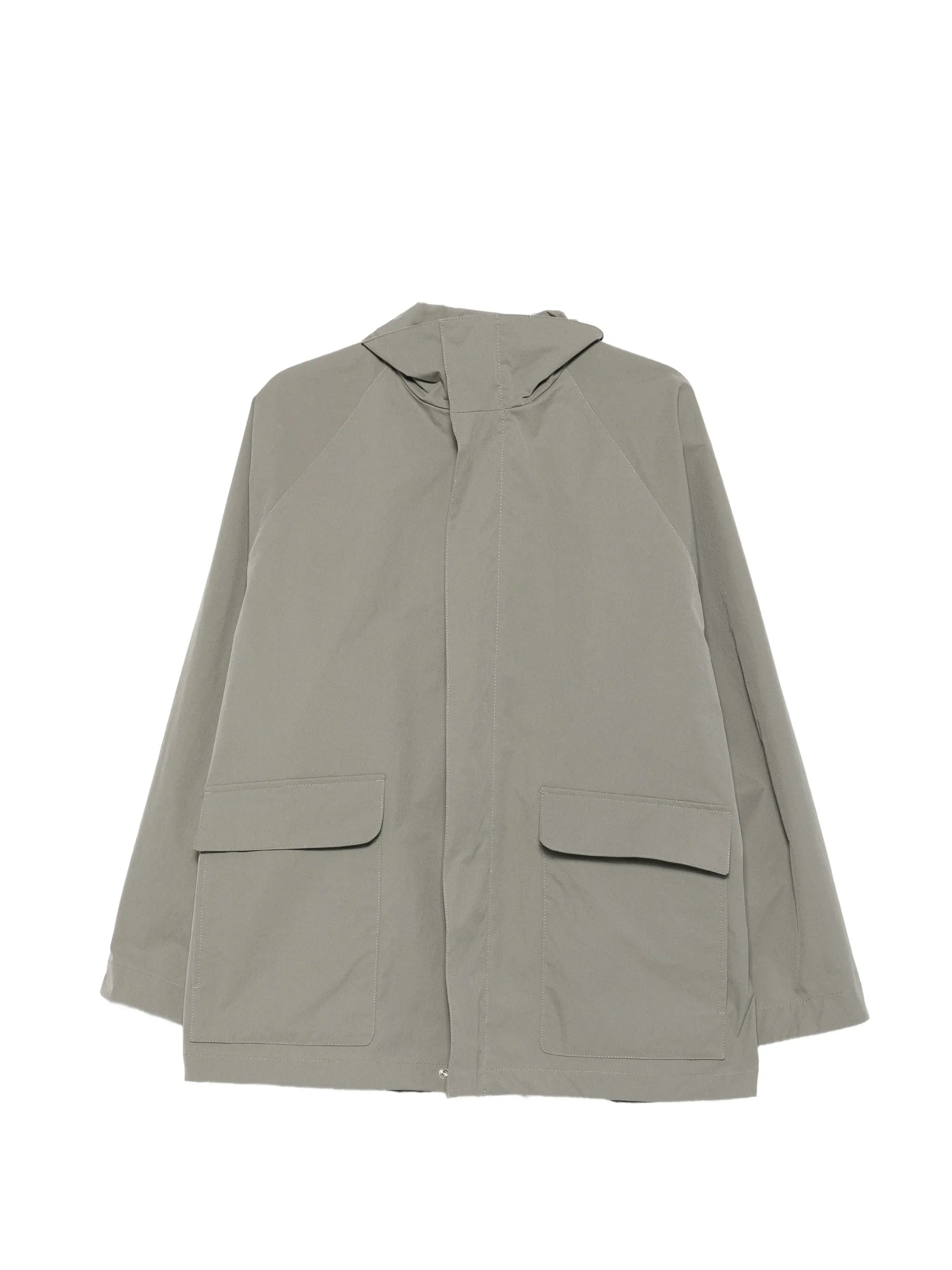 Jil Sander high-neck drawstring-waist coat