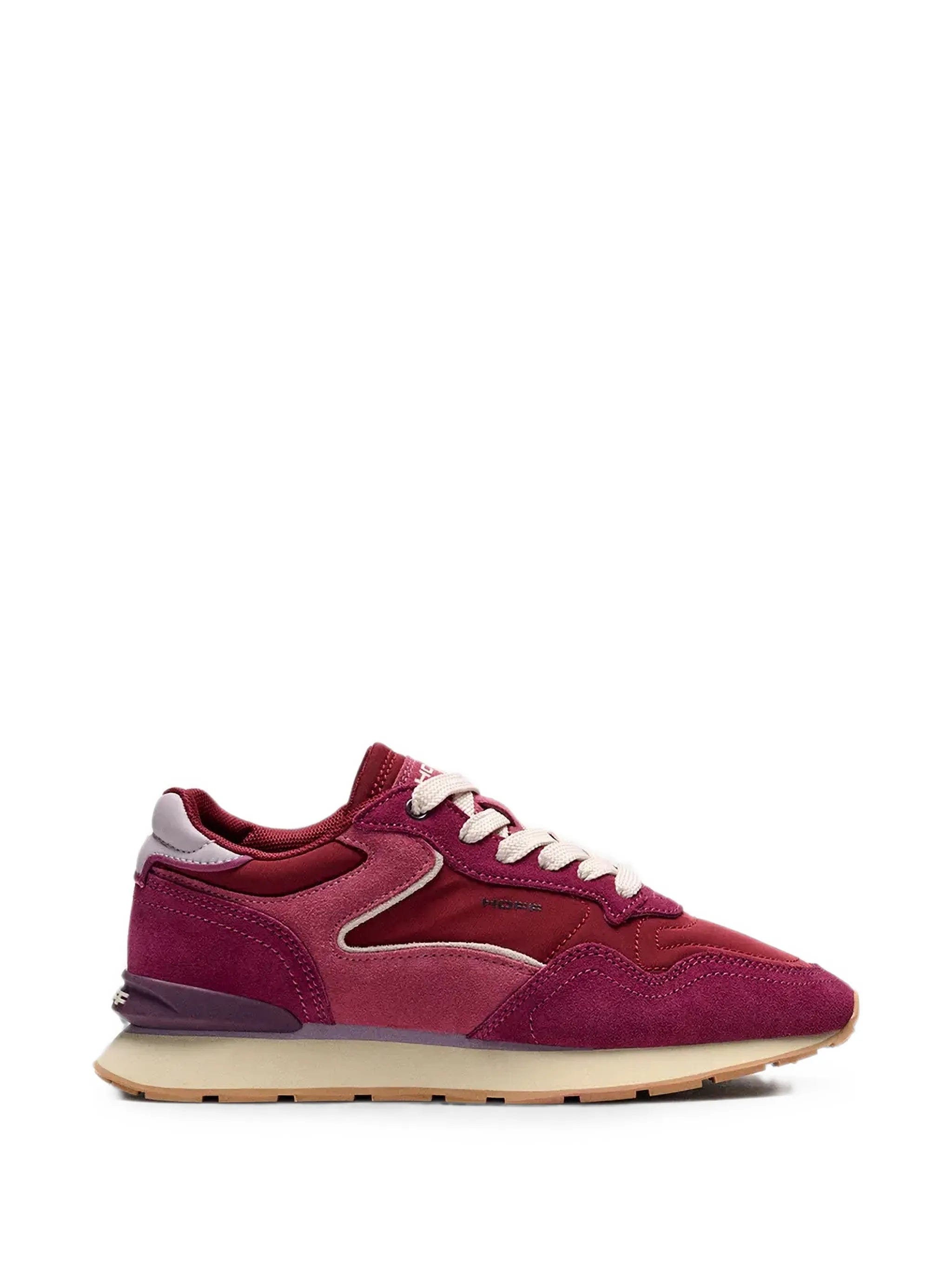 Hoff City calf suede-panelled sneakers