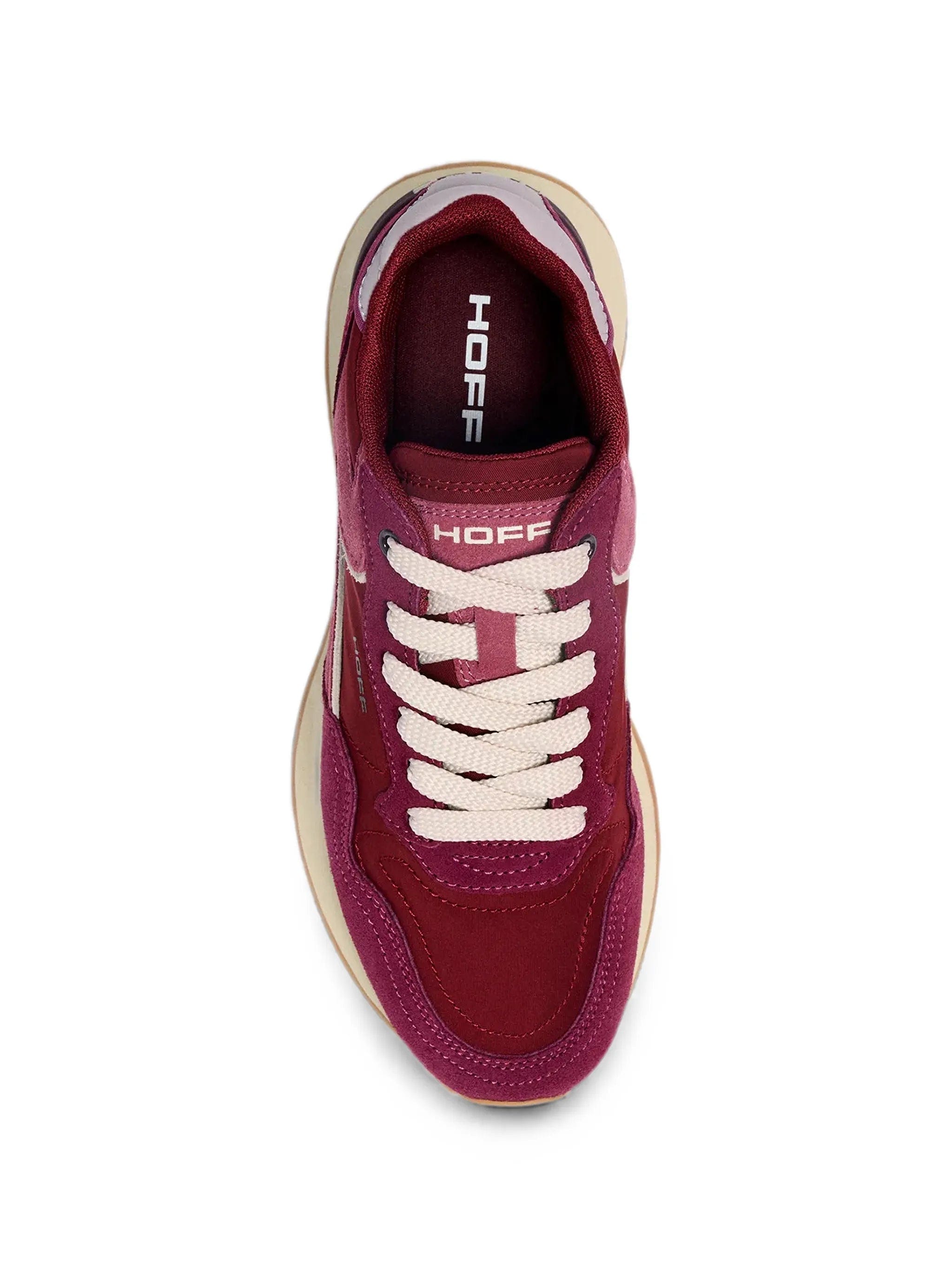 Hoff City calf suede-panelled sneakers
