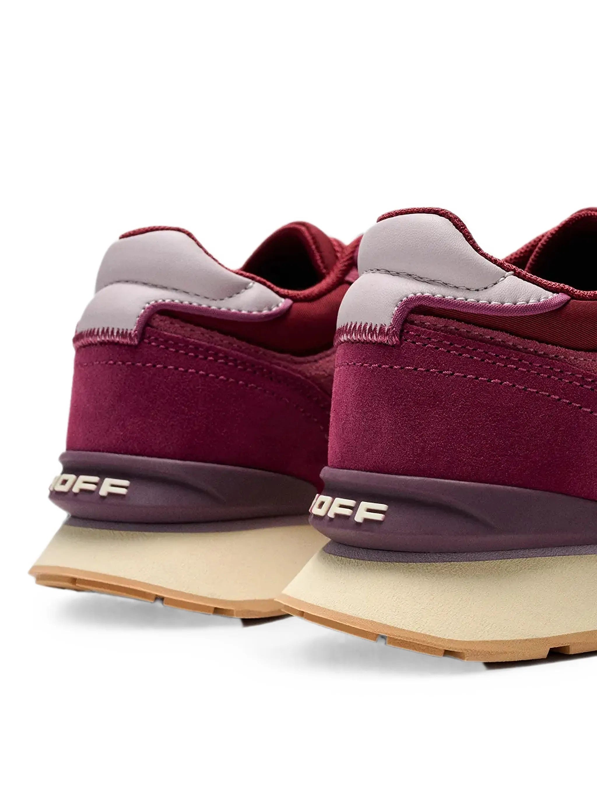 Hoff City calf suede-panelled sneakers