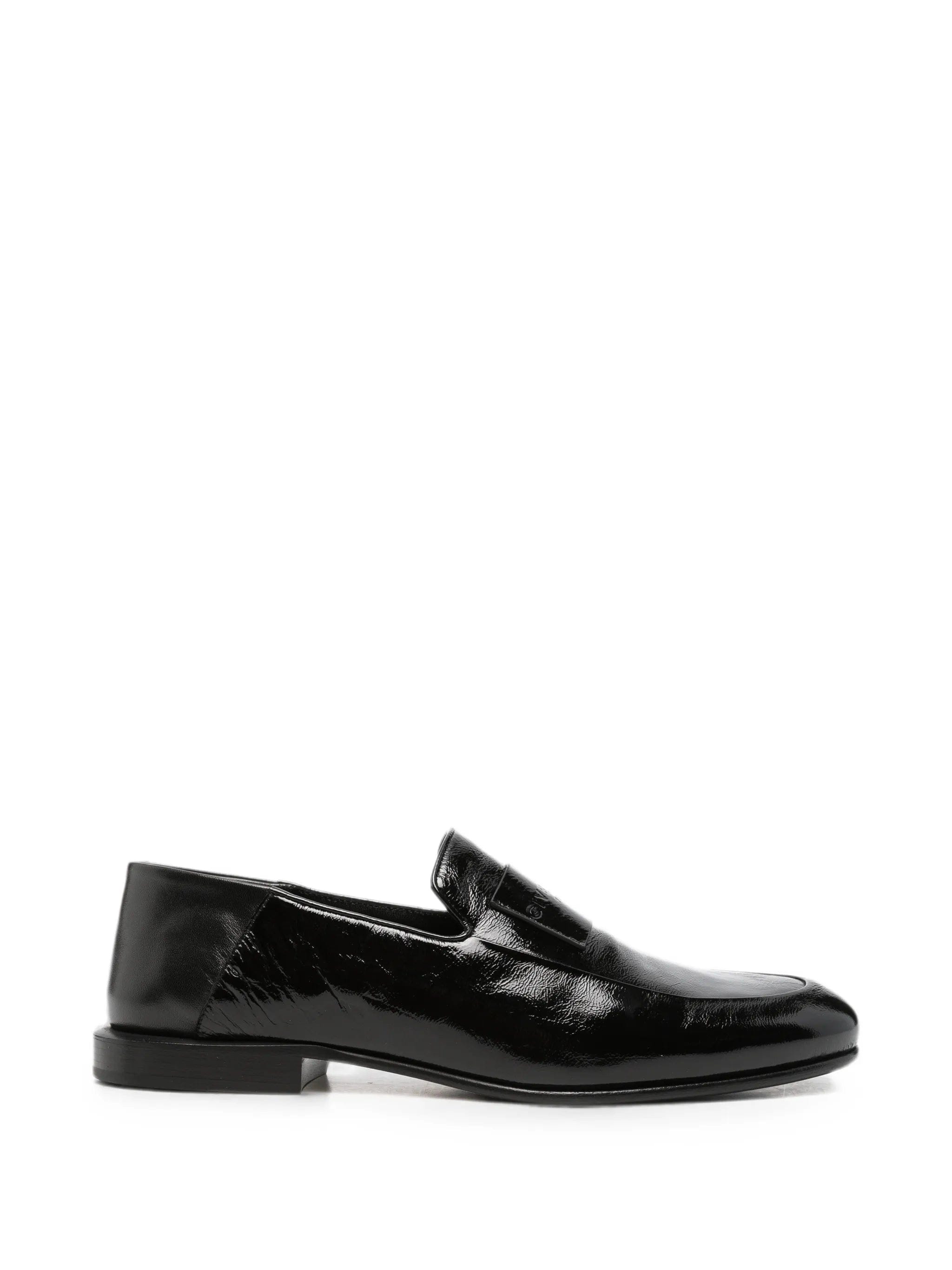 Givenchy logo-plaque leather loafers