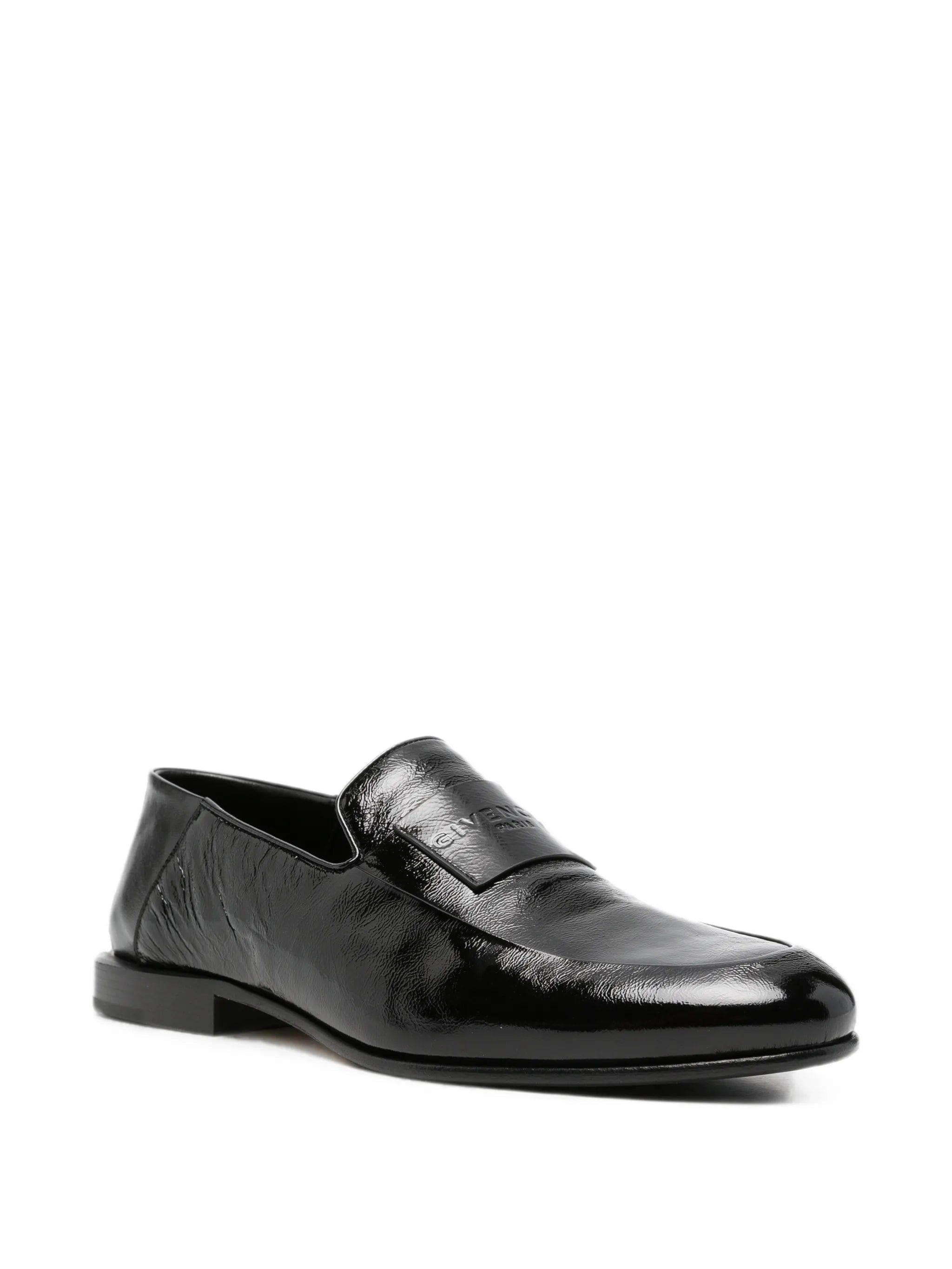 Givenchy logo-plaque leather loafers