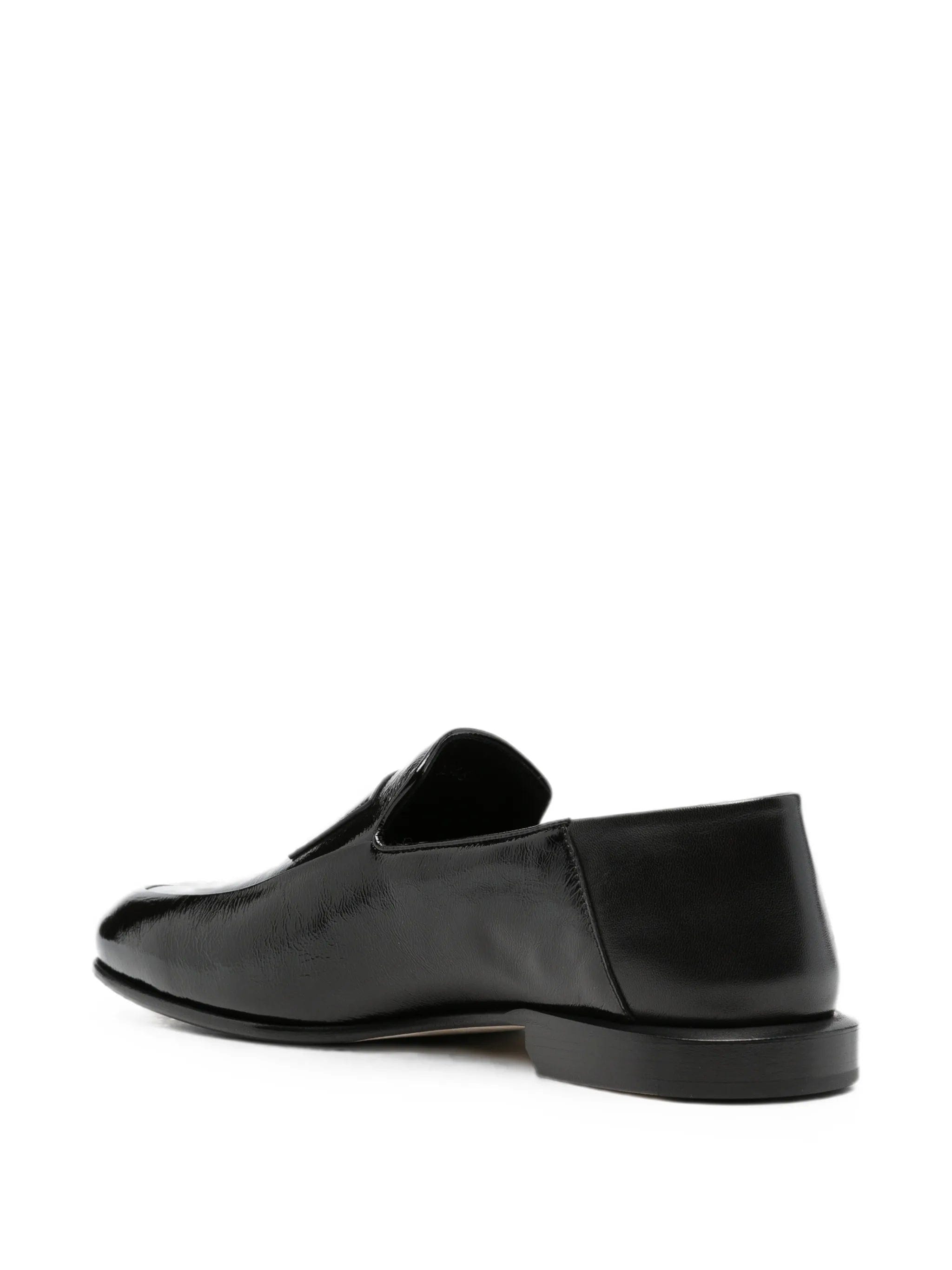 Givenchy logo-plaque leather loafers