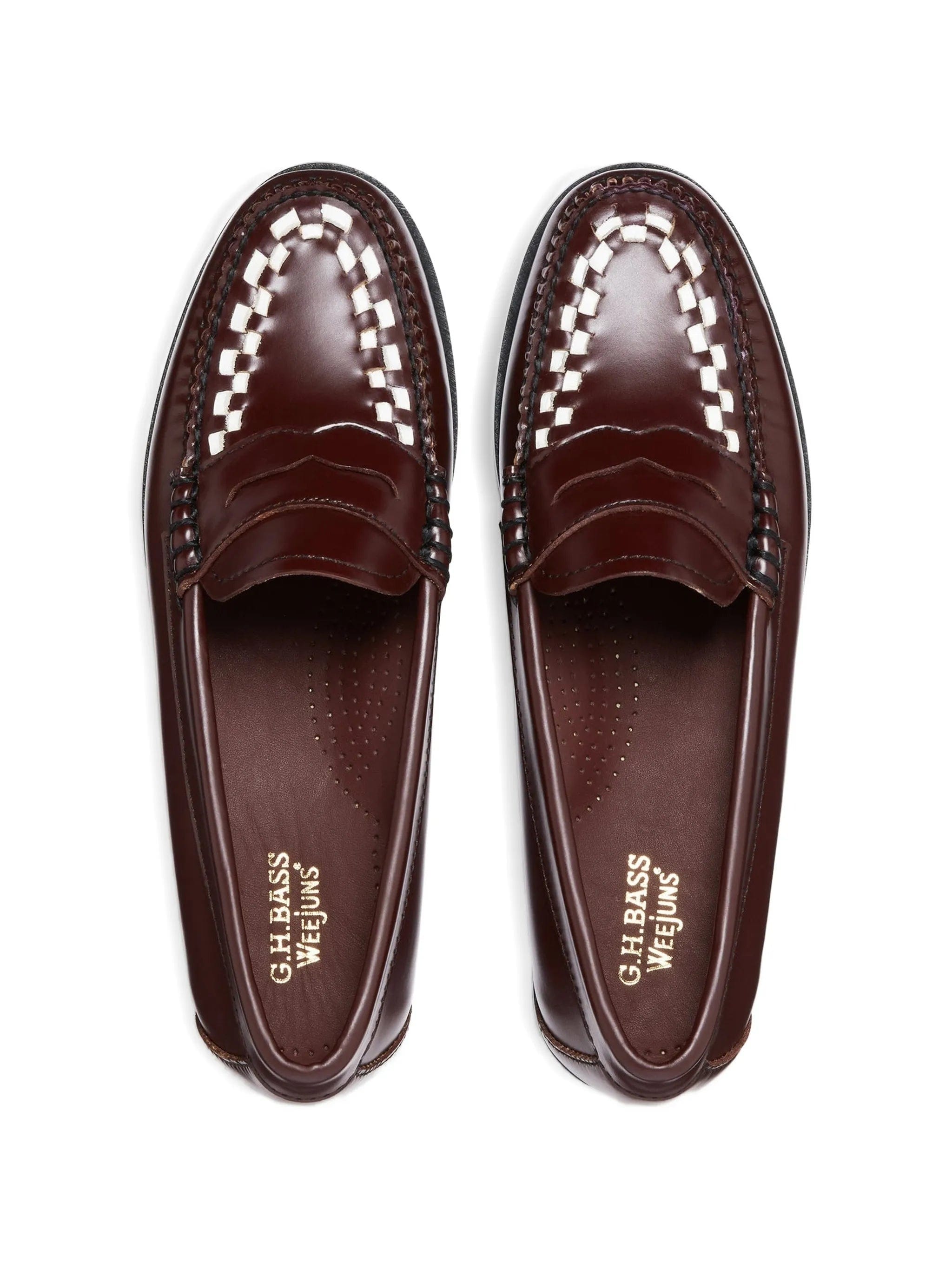 G.H.Bass Weejuns Weave penny loafers