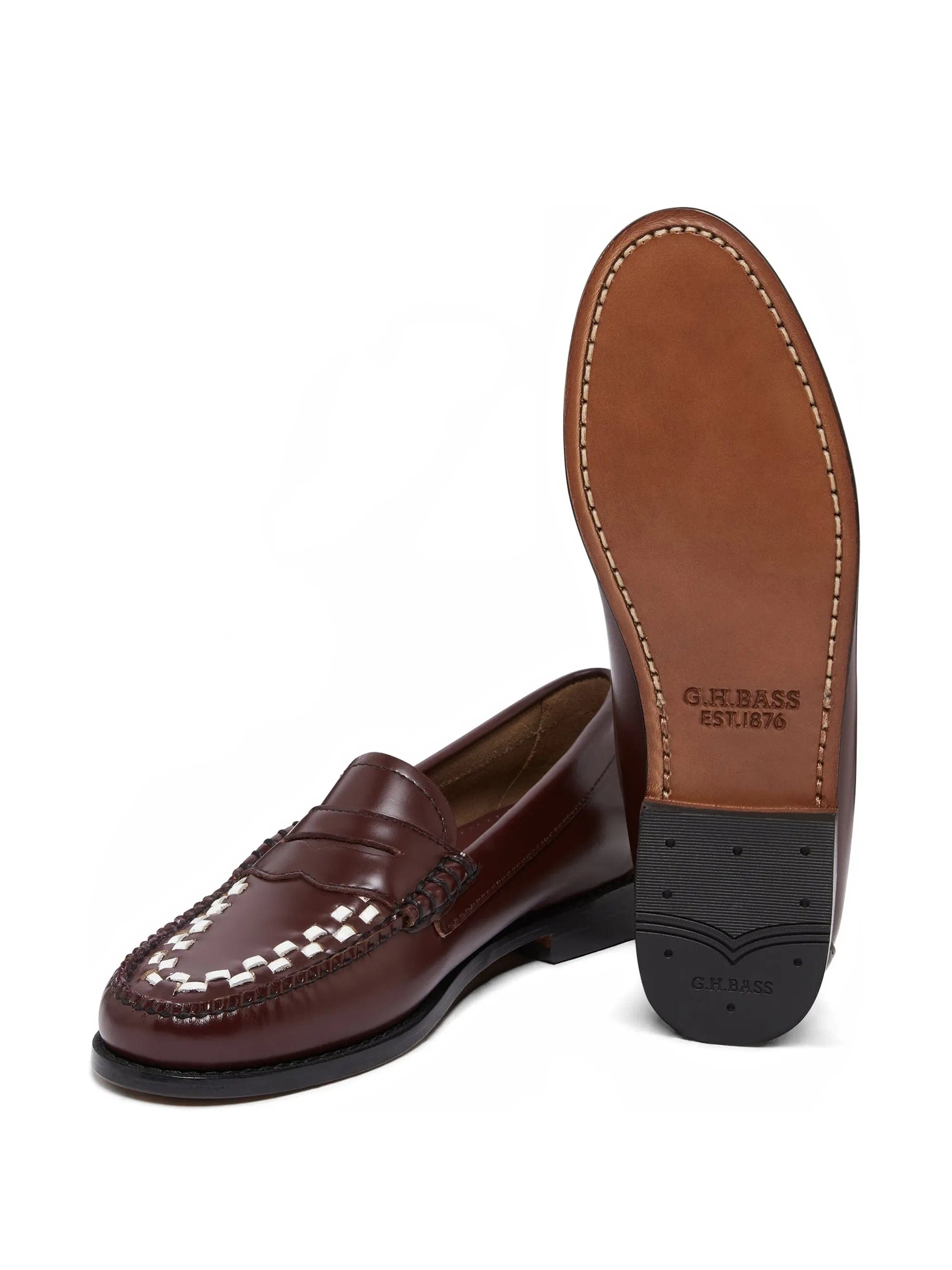 G.H.Bass Weejuns Weave penny loafers