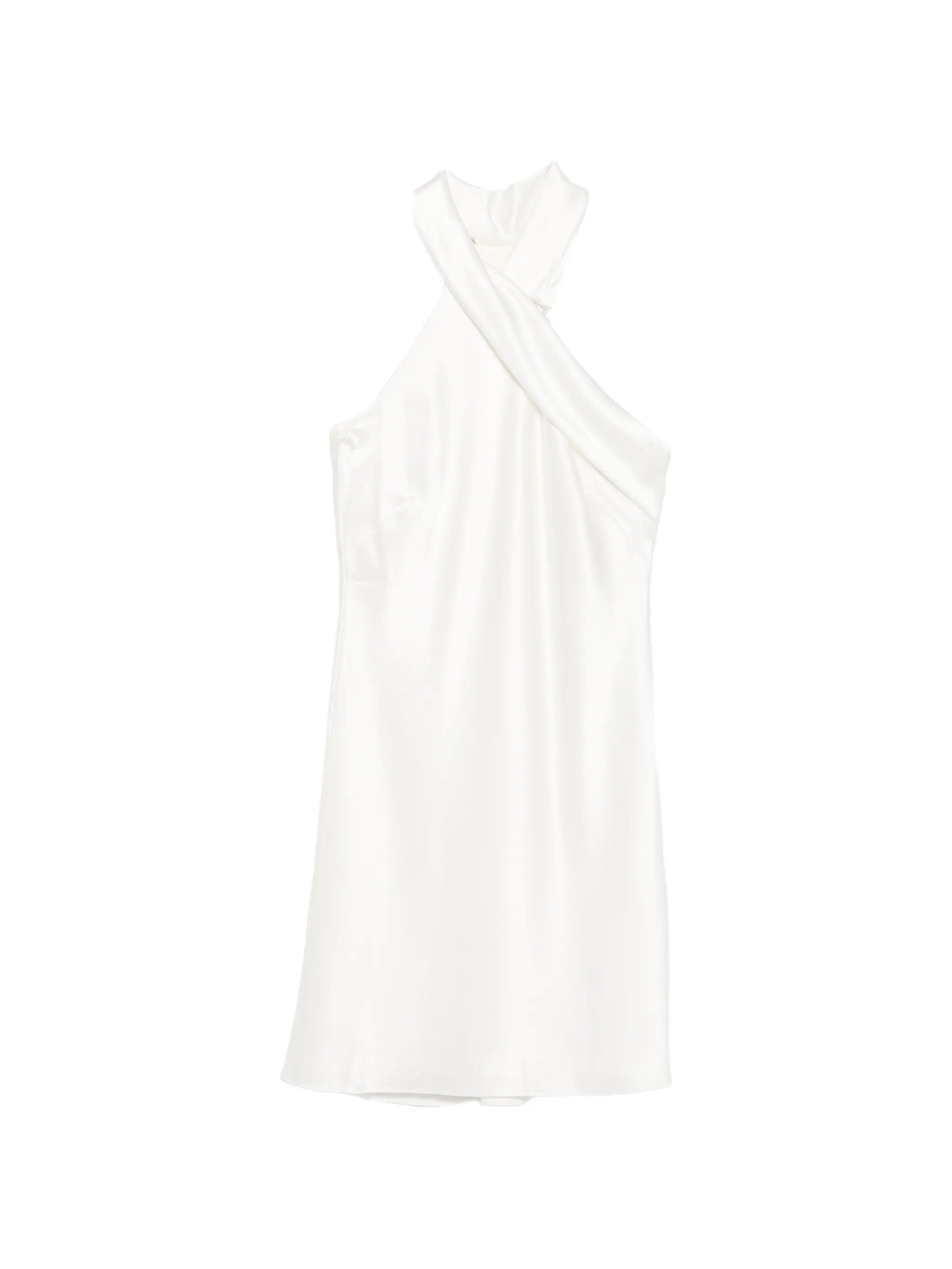 Galvan London Pandora satin mini dress